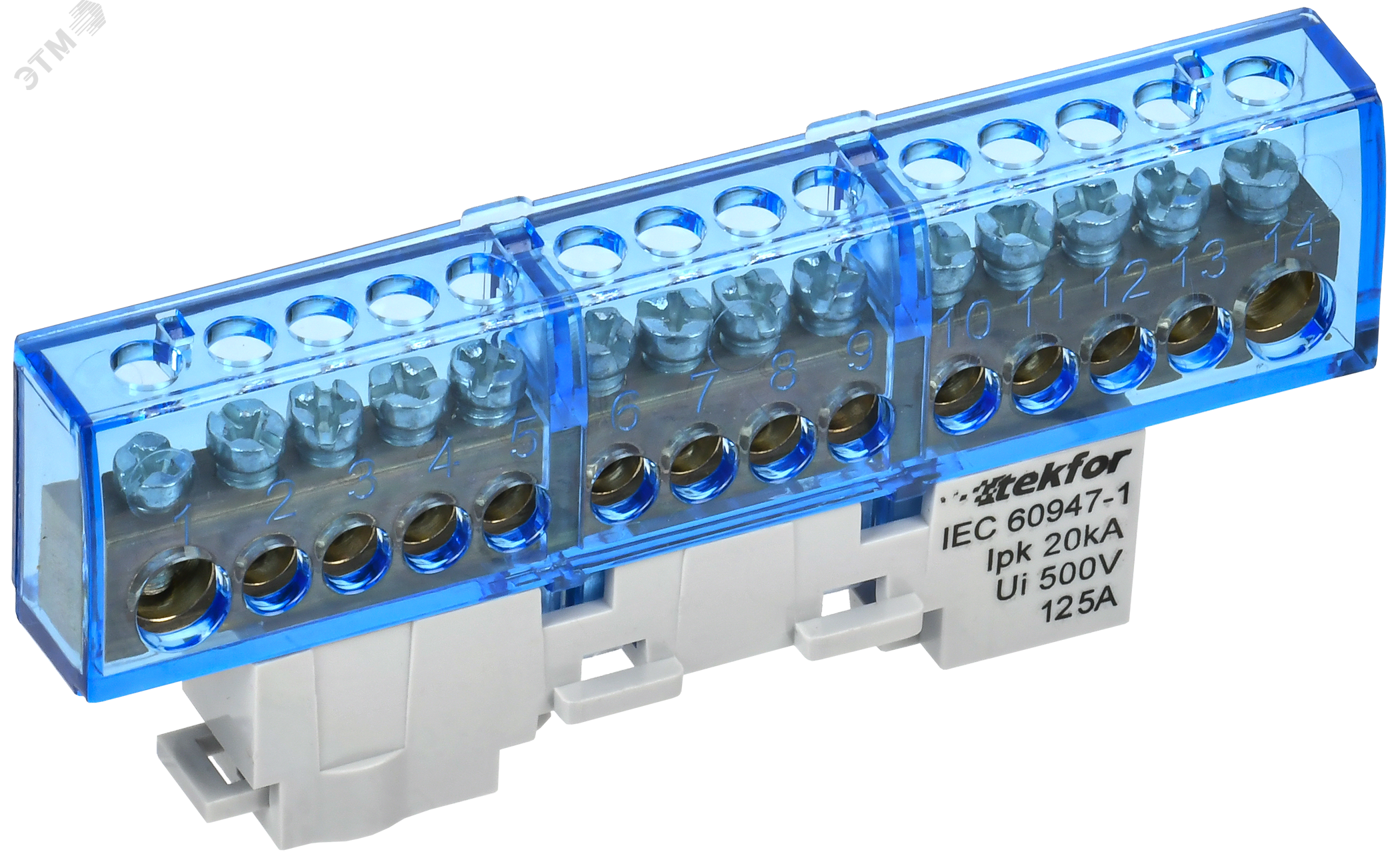 Изображение товара TEKFOR Шина N ноль изолированная 8х12-14-С IEK