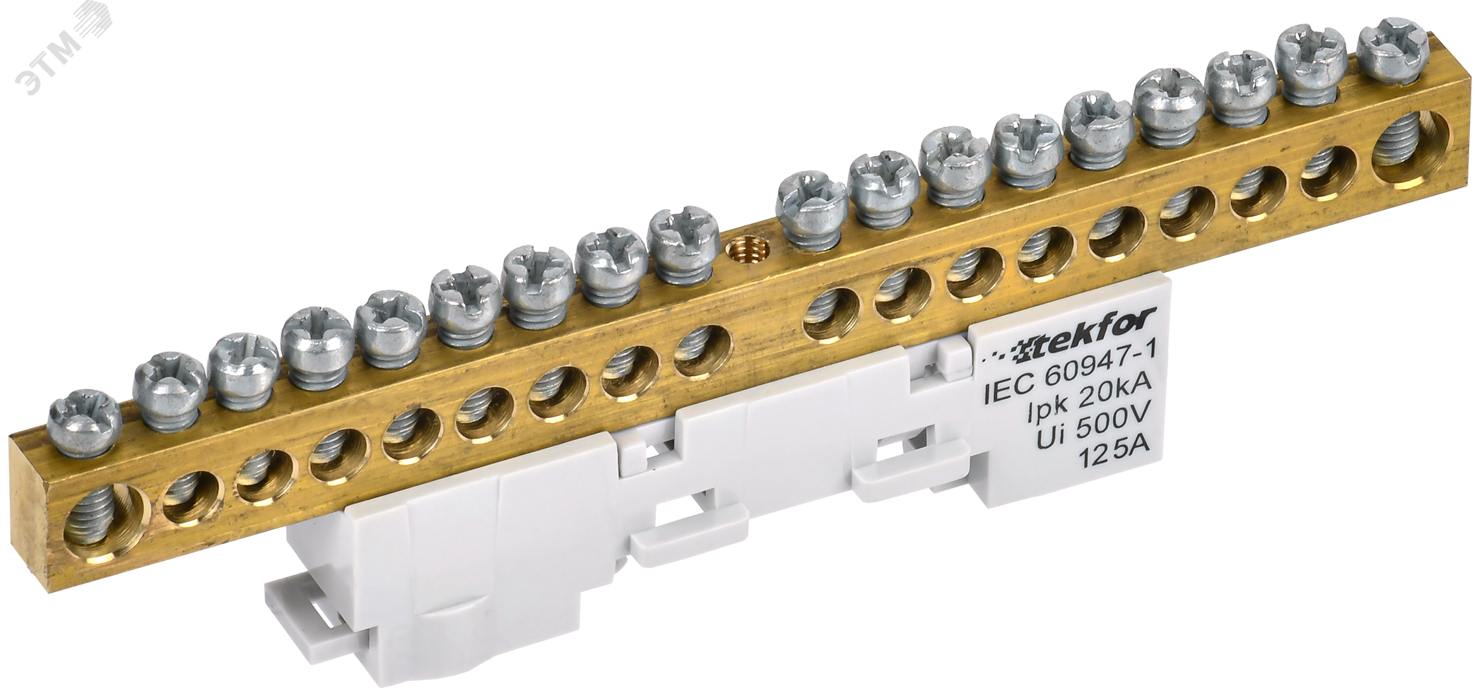 Изображение товара Шина L фаза неизолированная 8х12-18-Ср IEK для электрических сборок