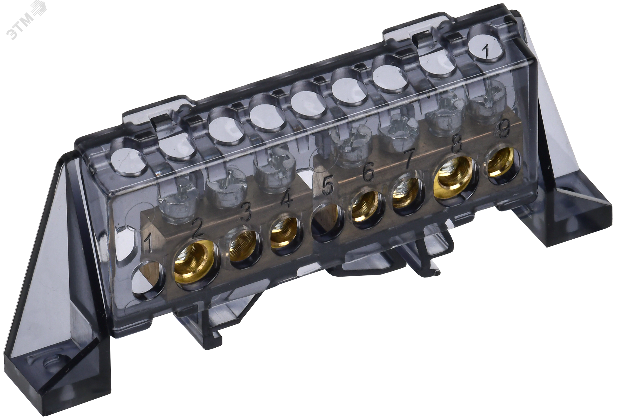 Изображение товара TEKFOR Шина N ноль в комбинированном DIN-изоляторе Стойка 8х12-(3+4)-Ч IEK