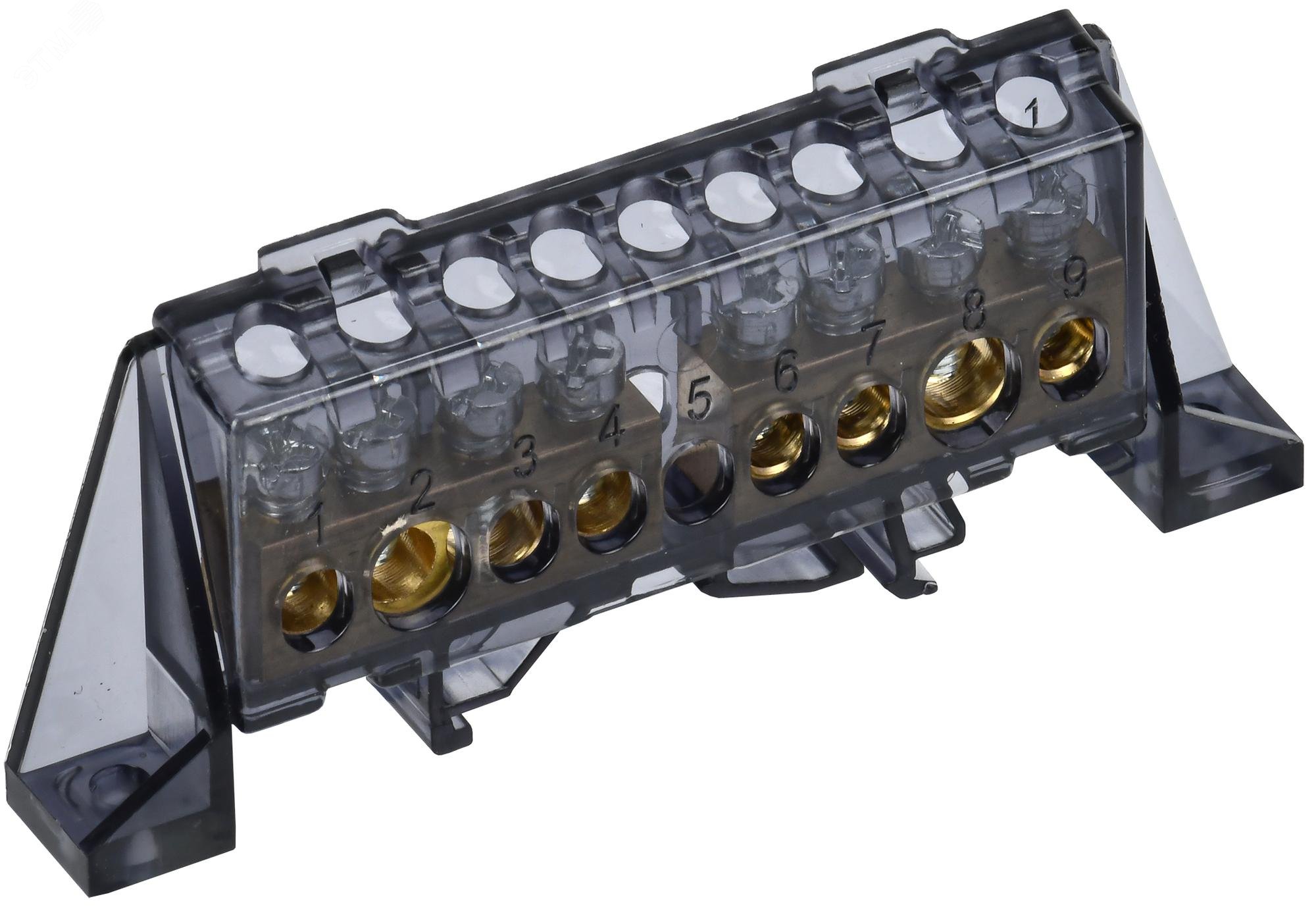 Изображение товара Шина с изолятором TEKFOR N 8 контактов 25 мм Россия IEK