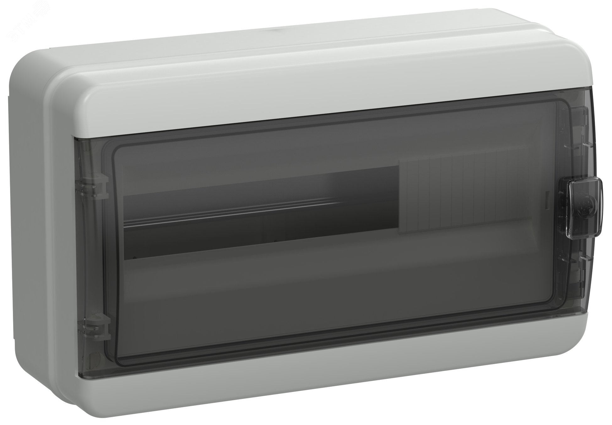 TEKFOR Корпус пластиковый навесной КМПн-18 IP65 черная прозрачная дверь IEK TF5-KP72-N-18-65-K03-K02 IEK