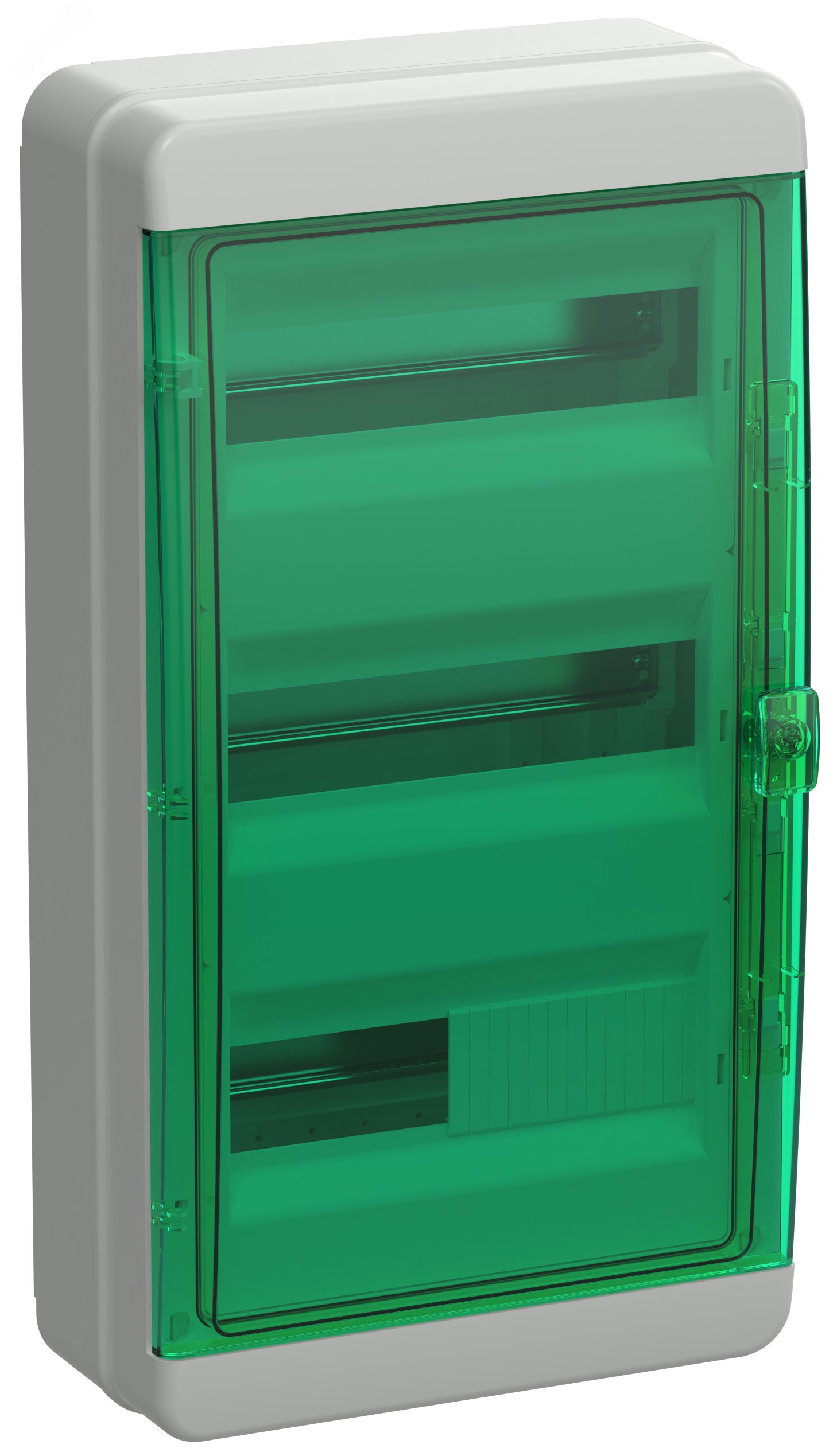 TEKFOR Корпус пластиковый навесной КМПн-36 IP65 зеленая прозрачная дверь IEK TF5-KP72-N-36-65-K03-K06 IEK
