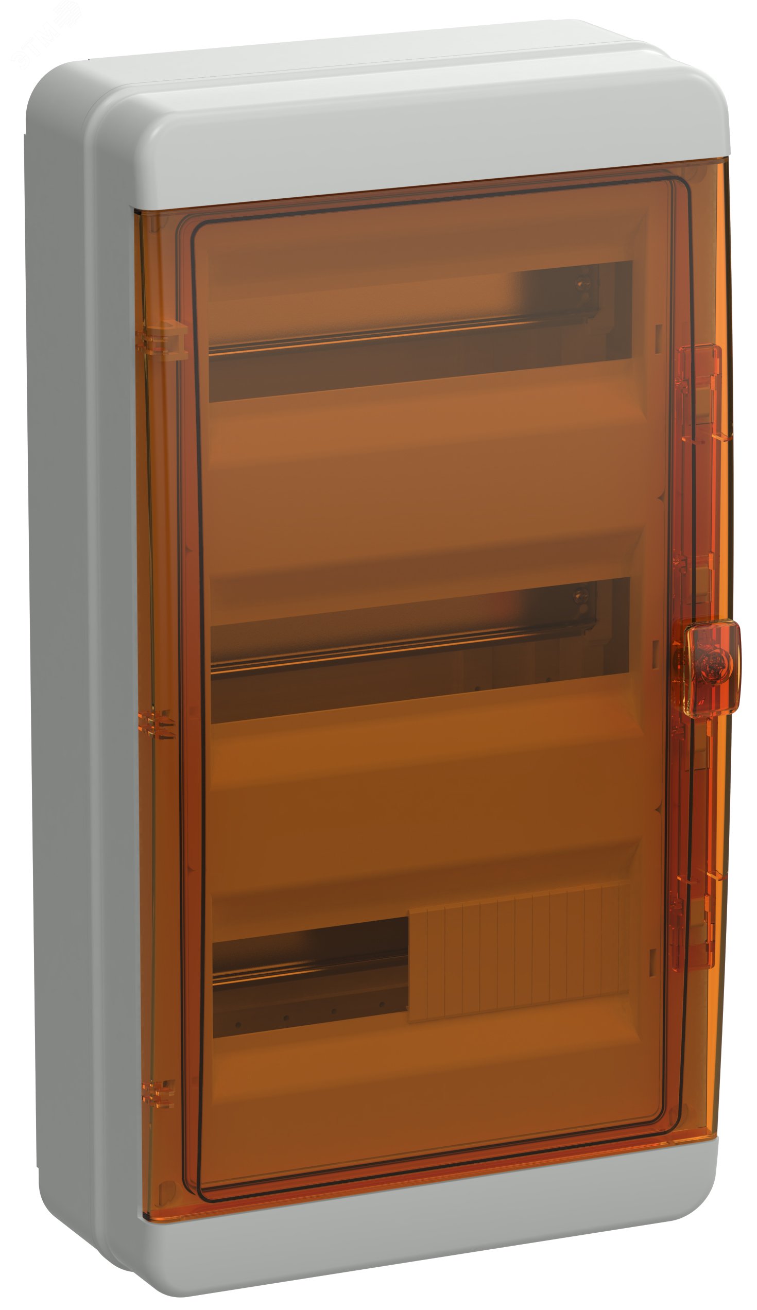 TEKFOR Корпус пластиковый КМПн-36 IP65 оранжевая прозрачная дверь IEK TF5-KP72-N-36-65-K03-K09 IEK
