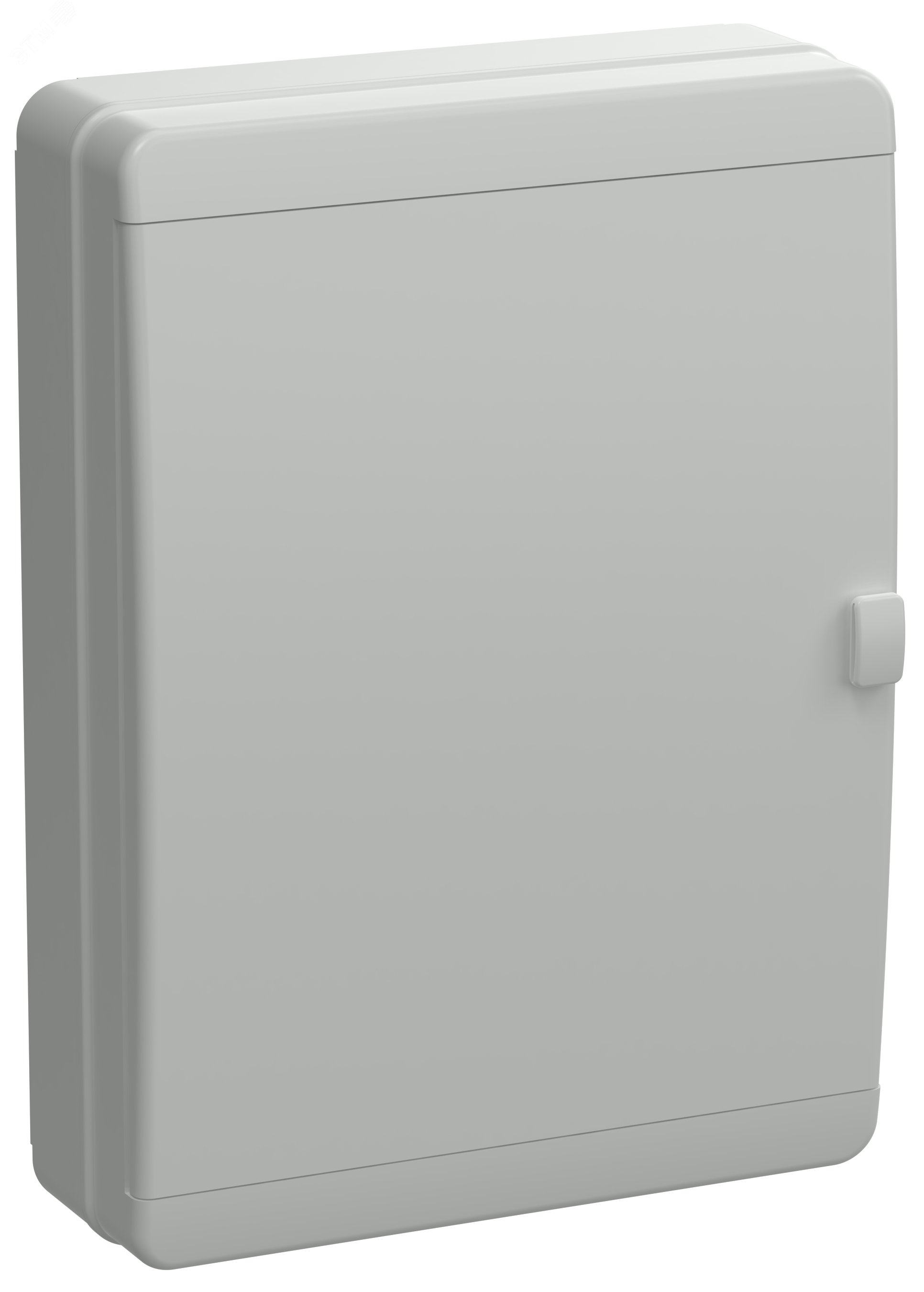 Изображение товара Корпус пластиковый навесной на 54 модуля КМПн-54 IP65 TEKFOR серая непрозрачная дверь (шт)