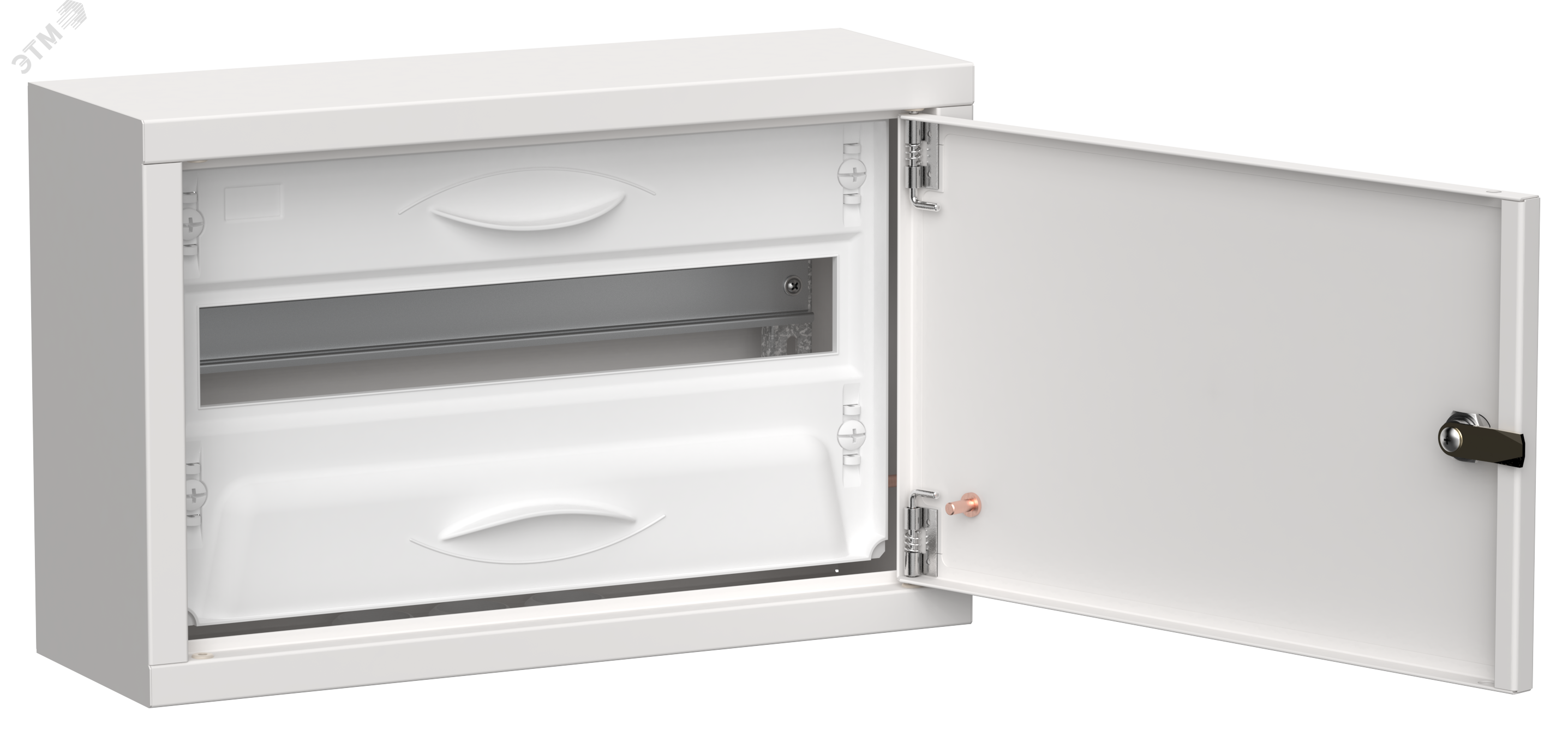 Изображение товара ТИТАН 5 Корпус металлический ЩРн-18 (1х18) 268х420х140мм IP31 белый IEK