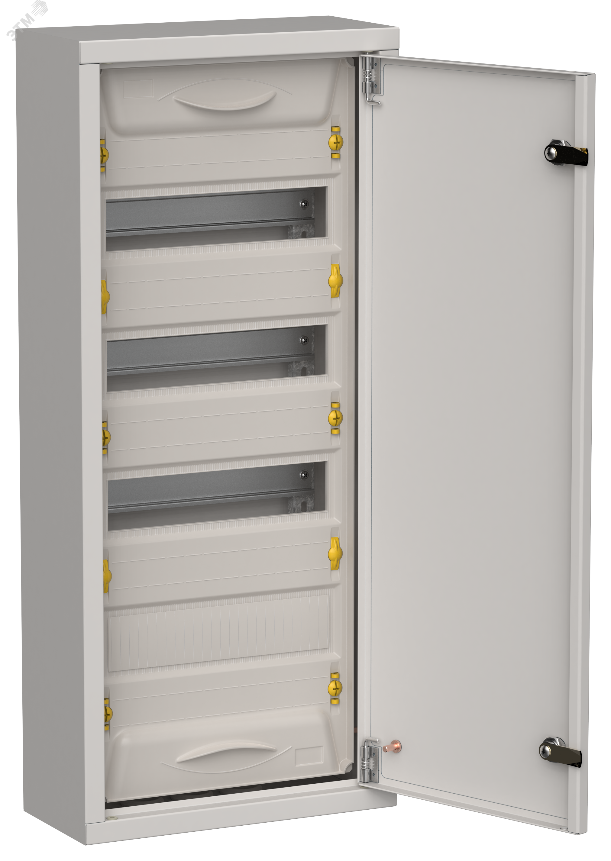 Изображение товара Корпус навесной распределительный IEK TITAN 5 ЩРн-48 48 модулей IP31 серый