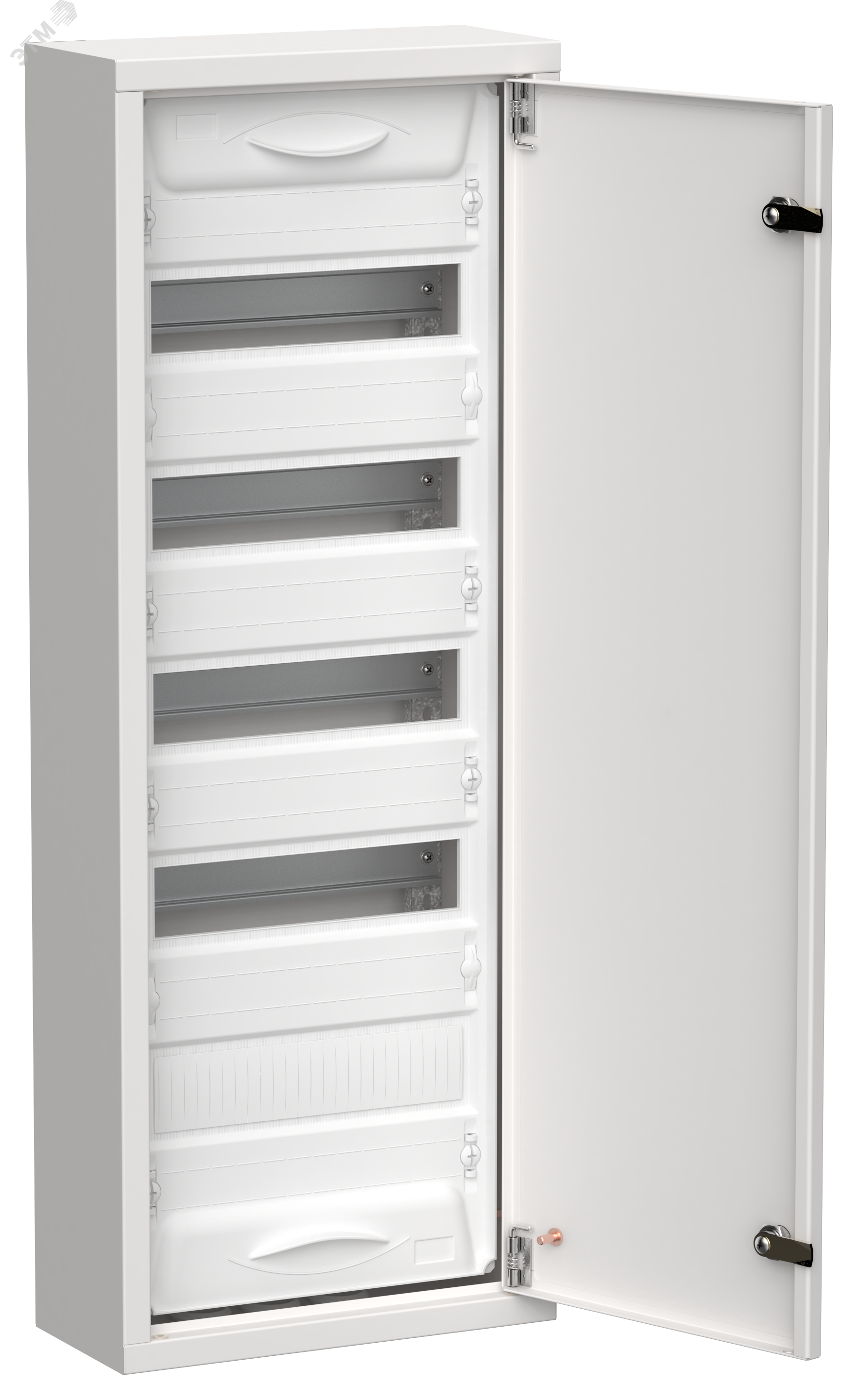 Изображение товара TITAN 5 Корпус металлический ЩРн-60 (1х60) 835х310х140мм IP31 белый (одна дверь) IEK (шт)