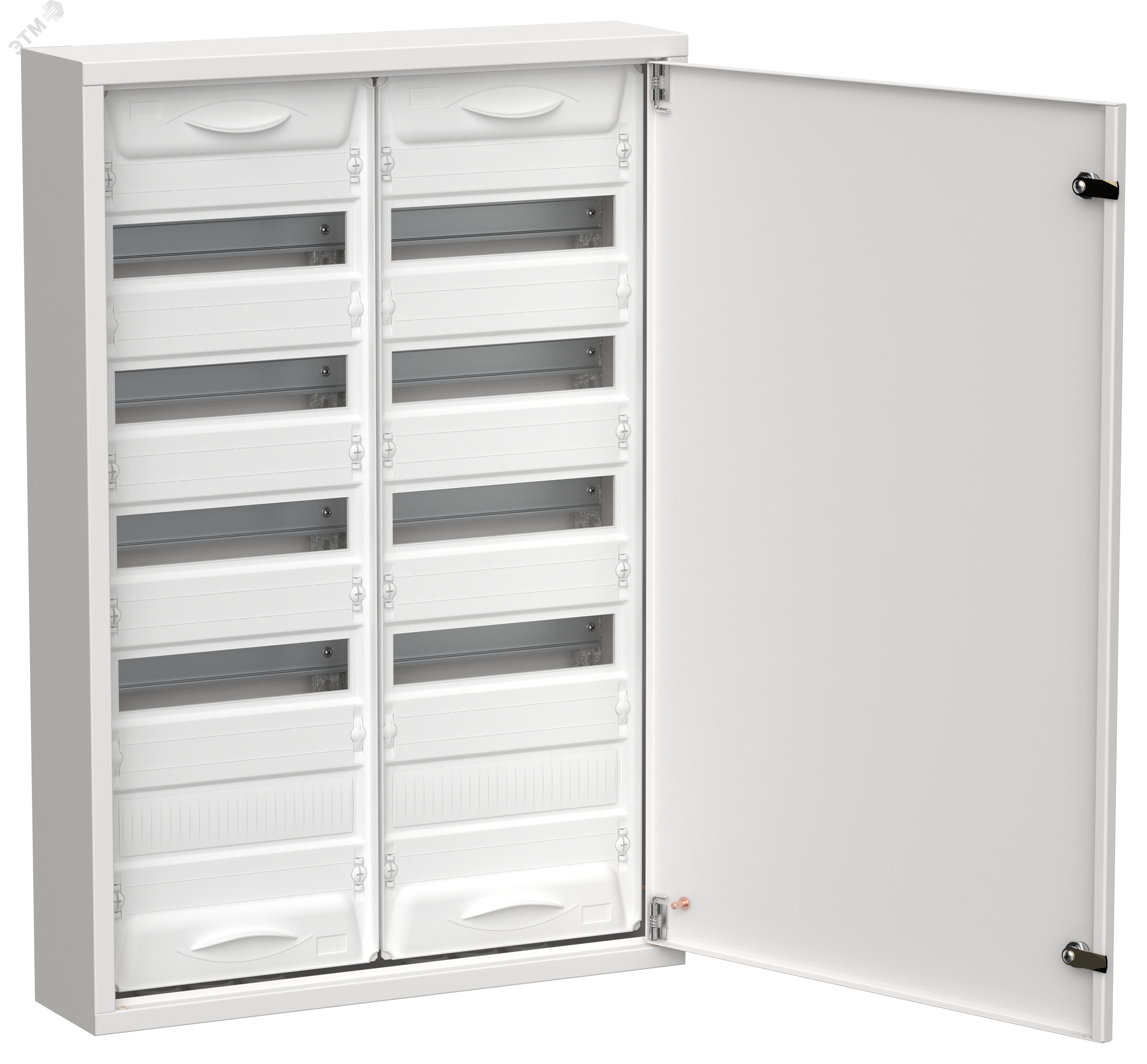 Изображение товара Корпус металлический ЩРн-120 (2х60) белый от TITAN