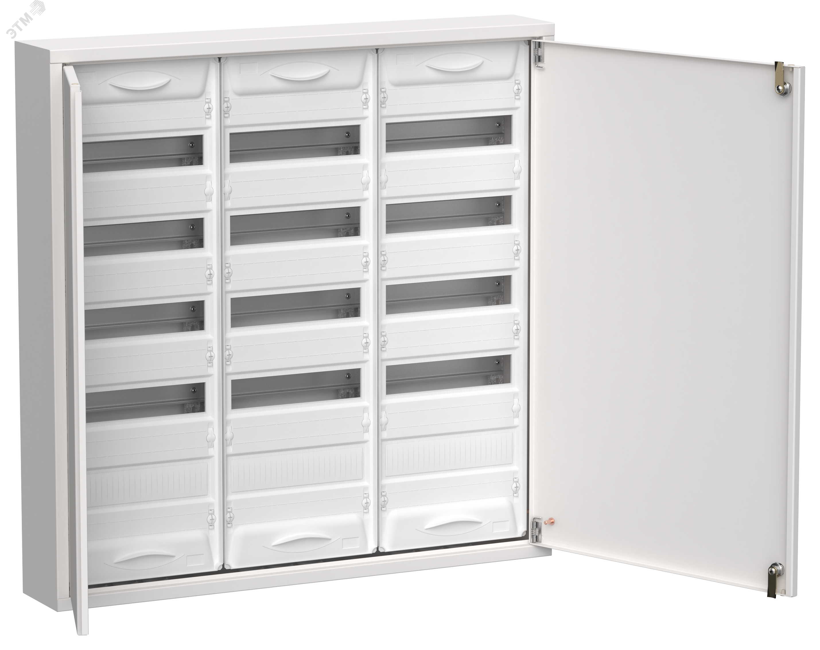 Изображение товара Корпус металлический ЩРн-180 TITAN 5 белый с двумя дверями