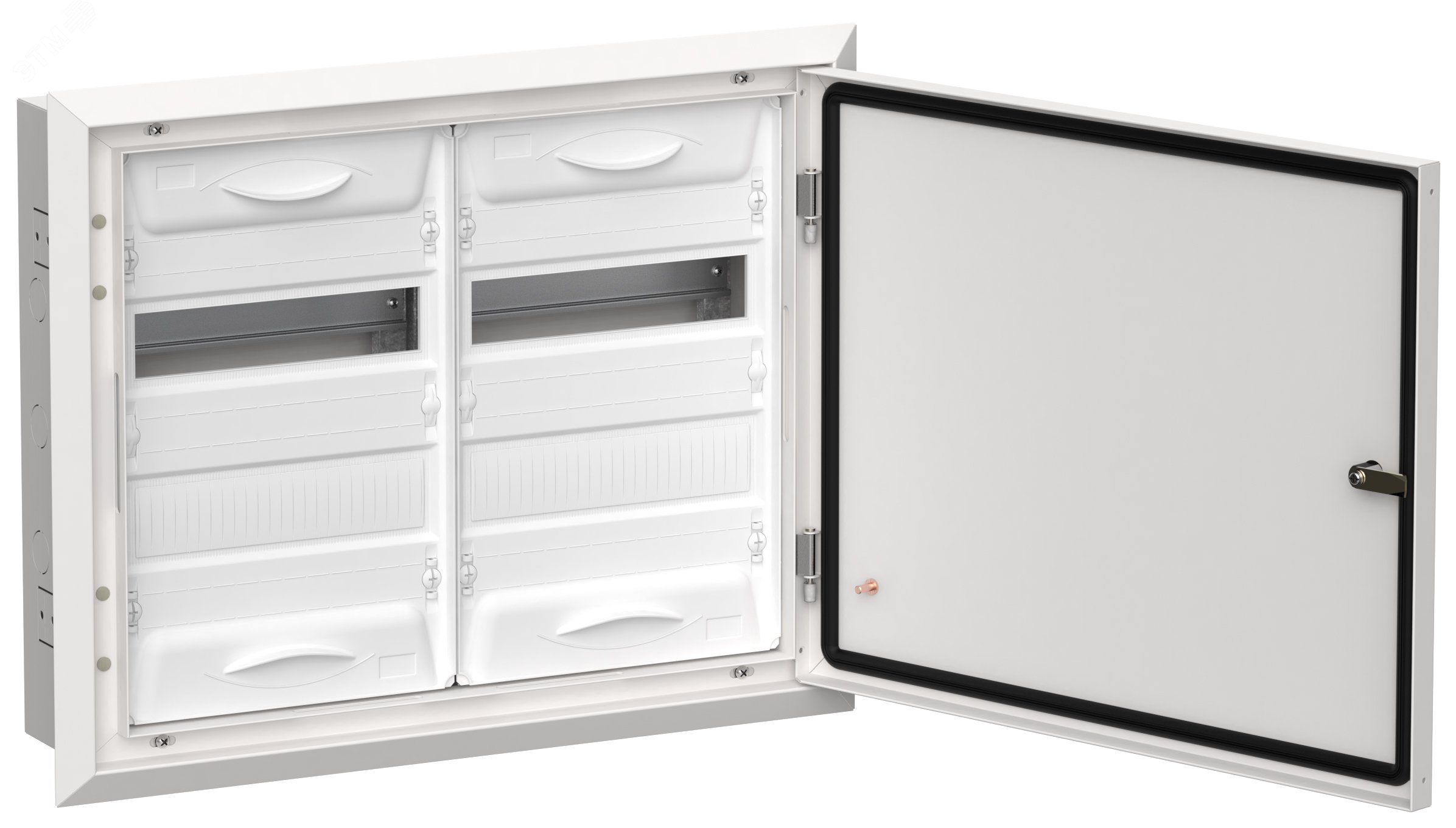 Изображение товара Металлический корпус распределительный ЩРв-48 2х24 модуля IP31 IEK