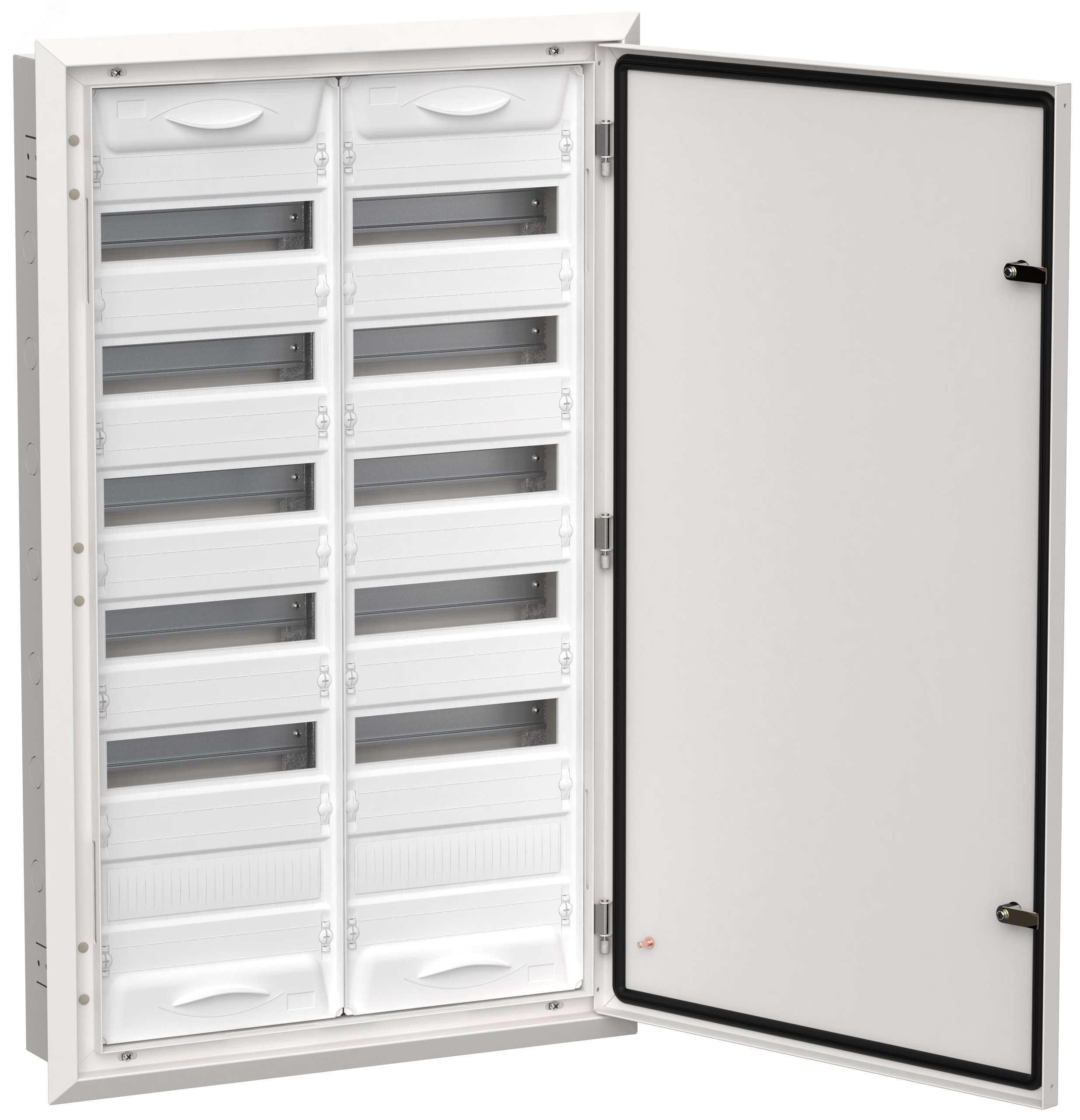 Изображение товара Щит распределительный металлический TITAN 5 ЩРв 144 модулей IP31 белый