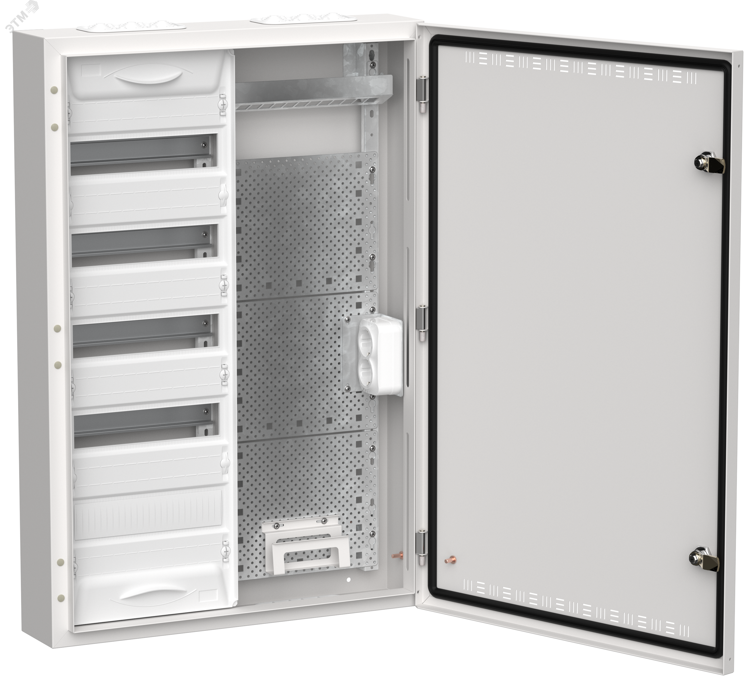 Изображение товара Щит распределительный комбинированный TITAN 5 IEK 2х60 модулей IP30 белый