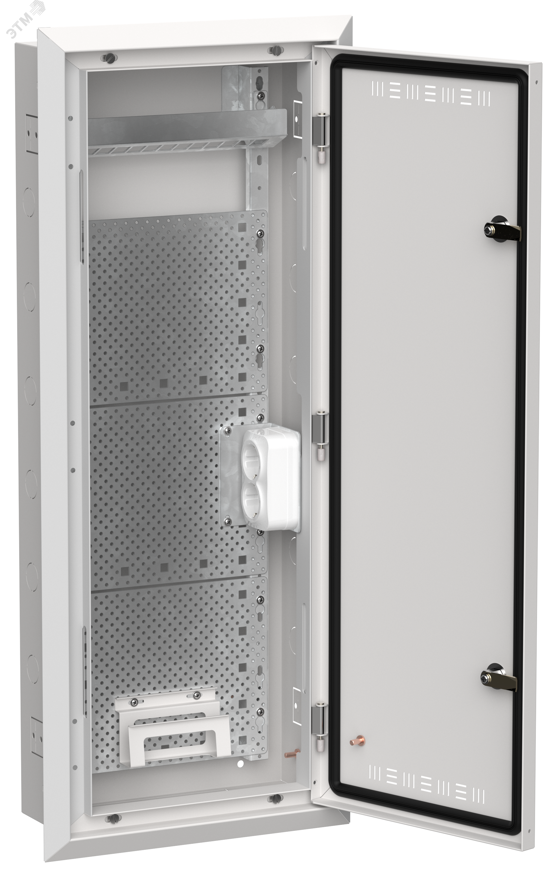 Изображение товара Корпус мультимедиа TITAN 5 ЩРв-60 (1х60) IP30 белый IEK