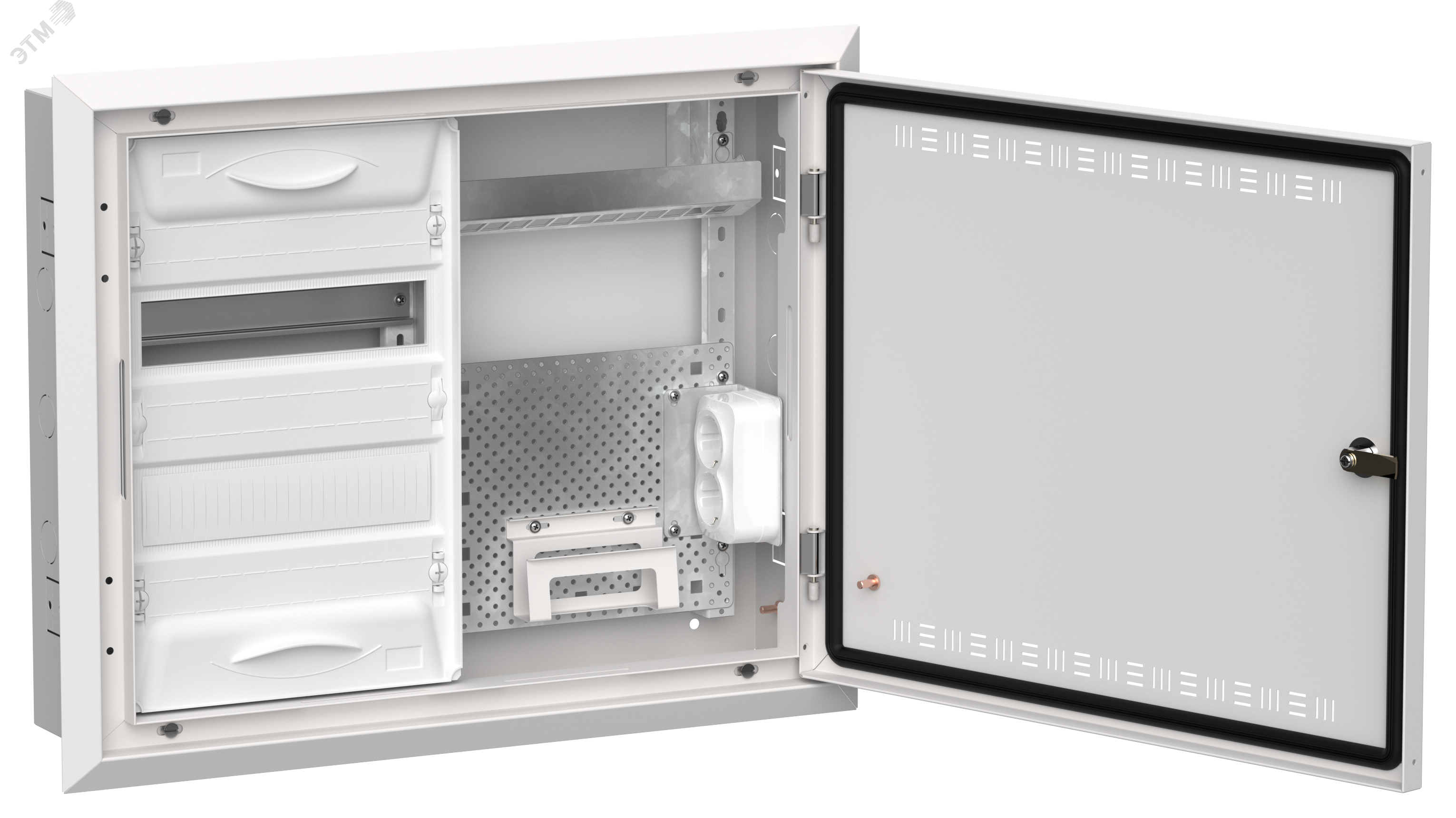 Изображение товара TITAN 5 Корпус комбинированный ЩРв-24 (2х24) белый IEK (шт)