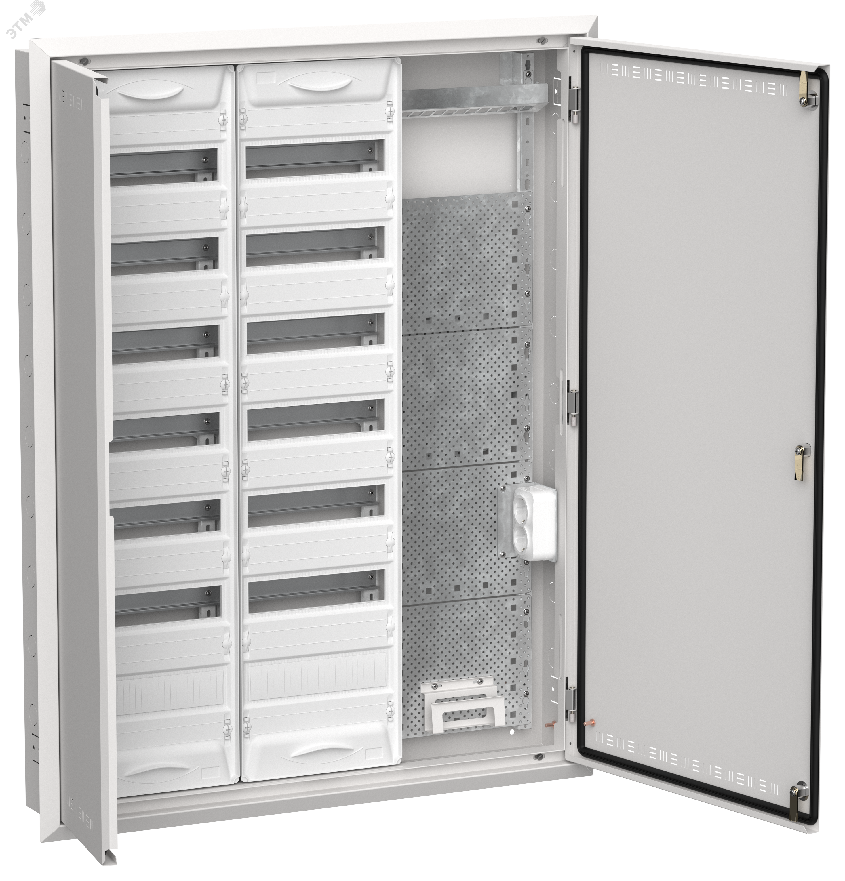 Изображение товара Щит распределительный комбинированный TITAN 5 168 модулей IP30 белый IEK