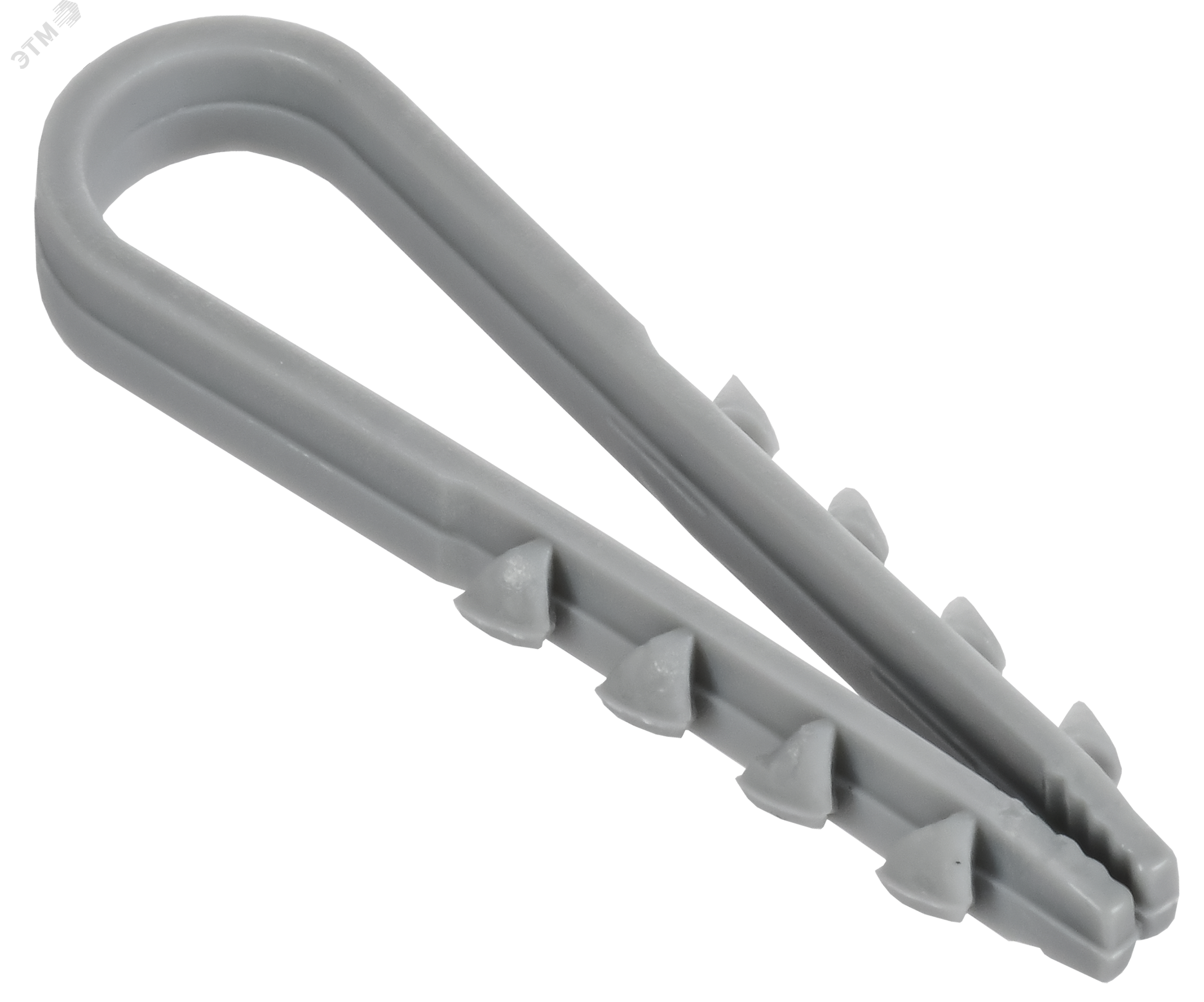 Изображение товара Дюбель-хомут GENERICA 5х10мм для круглого кабеля серый (упак. 100шт)