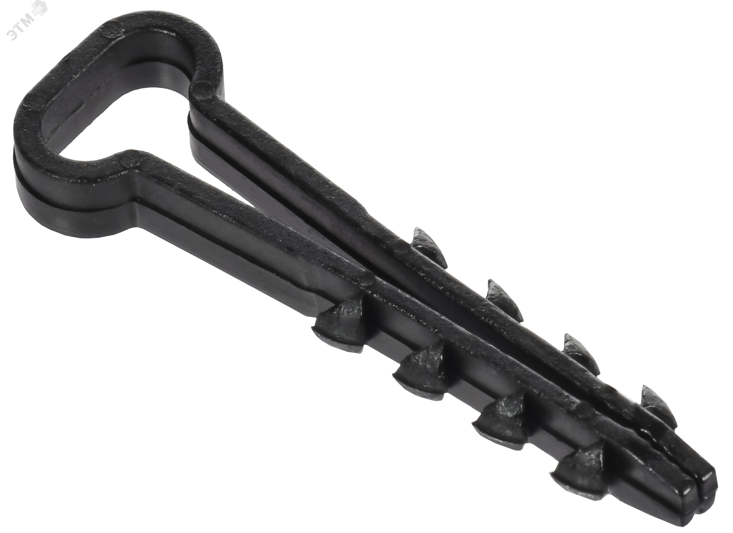 Изображение товара Дюбель-хомут 10х5мм GENERICA для фиксации кабелей, черный, 100шт