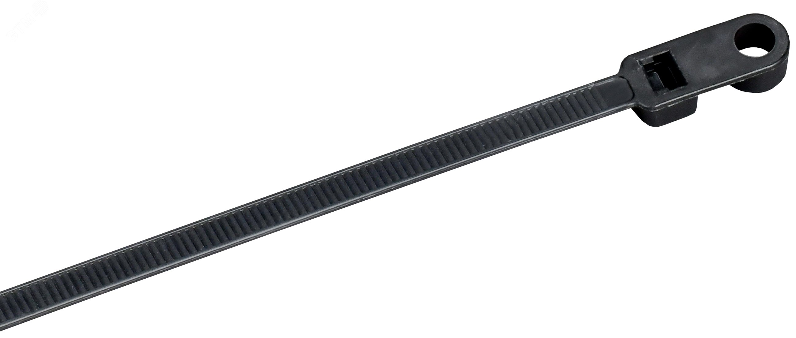 Изображение товара Хомут P6.6 с винтовым креплением черный 4.8х370мм 100шт/упак IEK (упак)