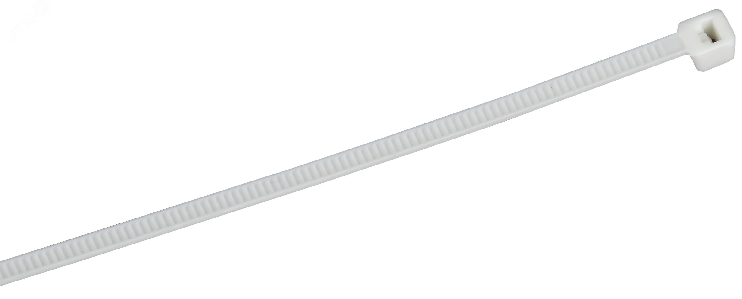 Изображение товара Самозатухающий белый хомут P6.6 2.5х100мм 100шт IEK