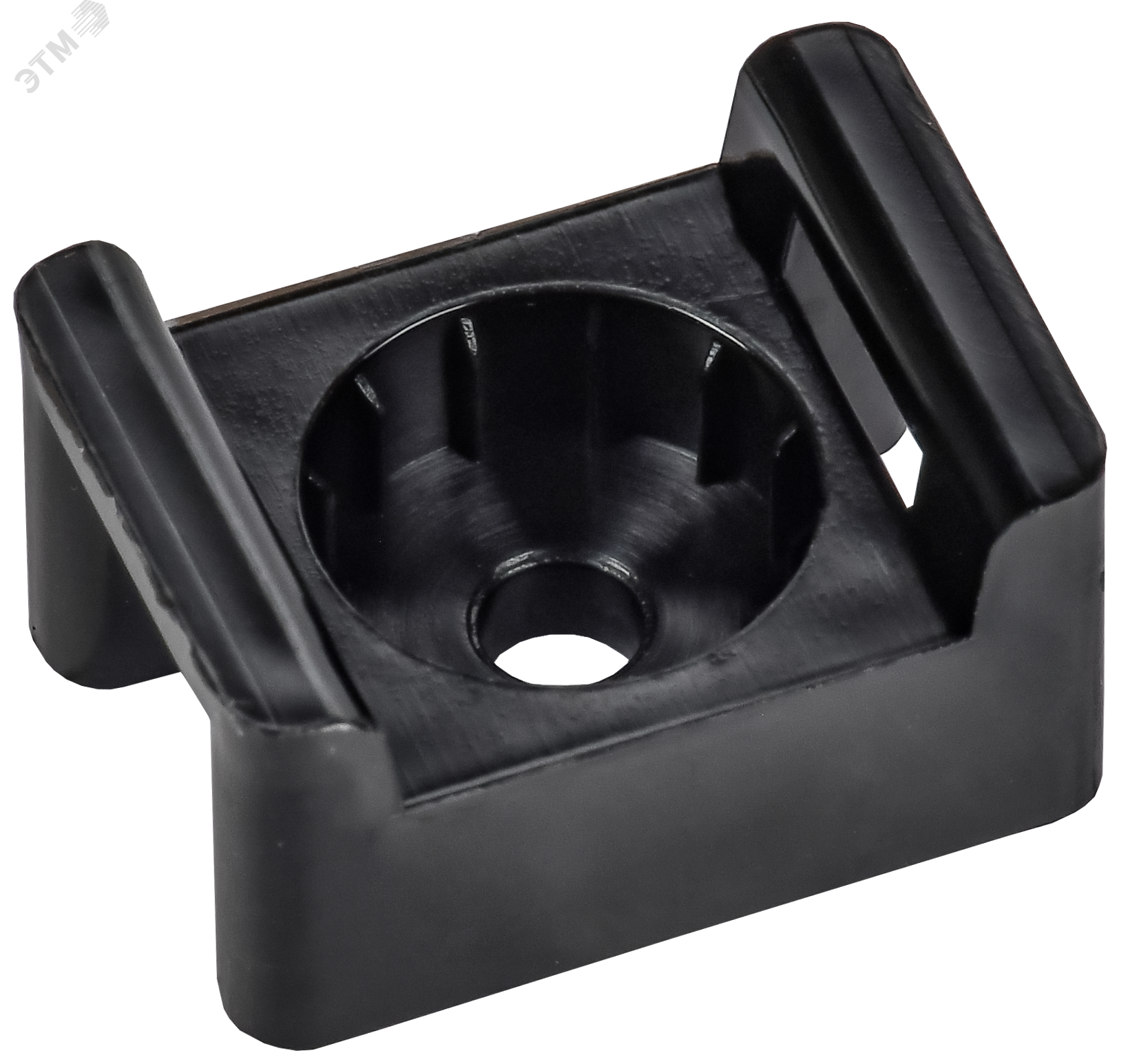 Изображение товара Площадка монтажная 16х23 черная под пистолет 100 шт IEK