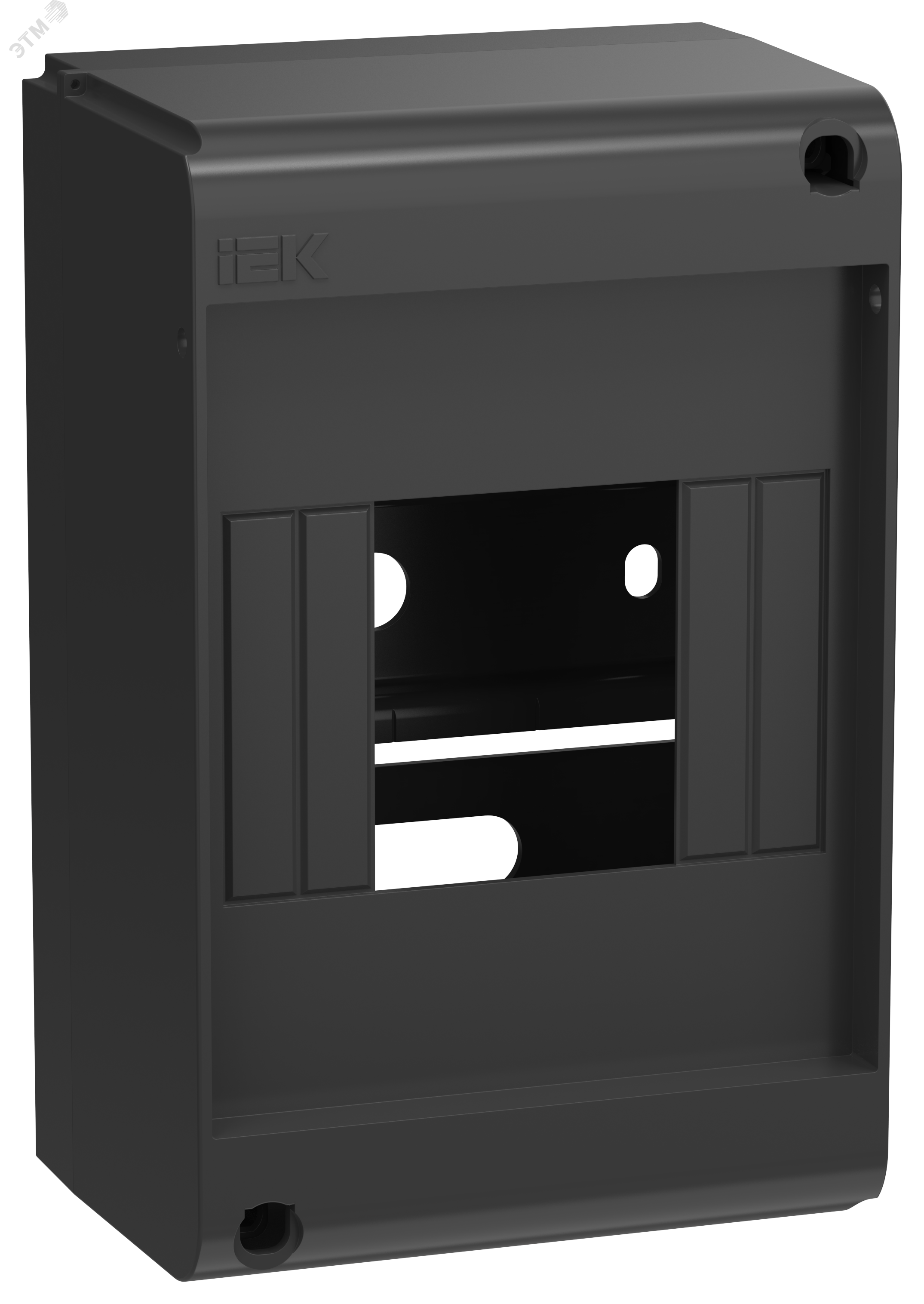 Изображение товара Корпус пластиковый КМПн-4 IP20 без двери черный UNION Mini (шт)