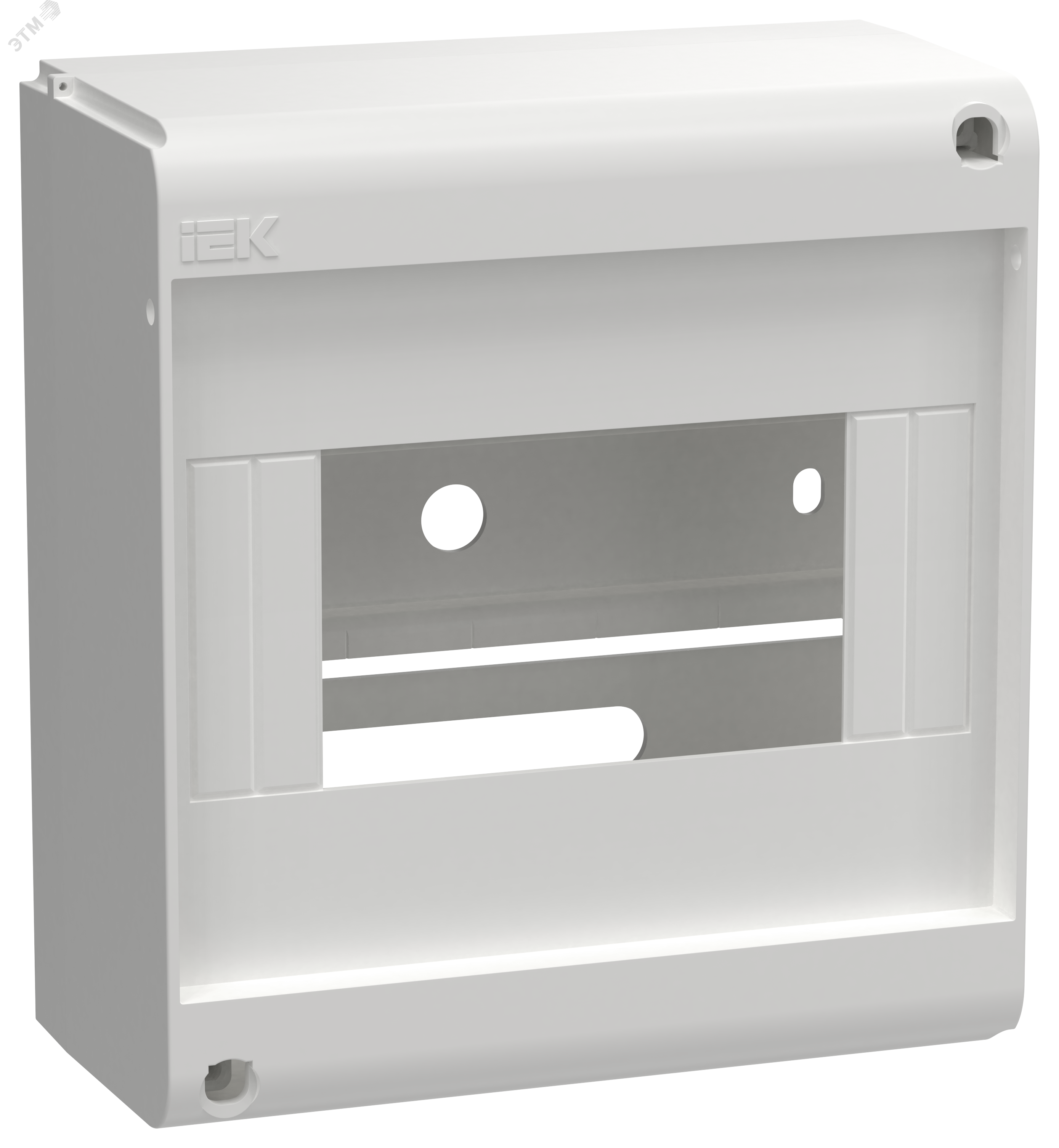 Изображение товара Корпус пластиковый КМПн-6 IP20 без двери белый UNION Mini IEK для щита распределительного