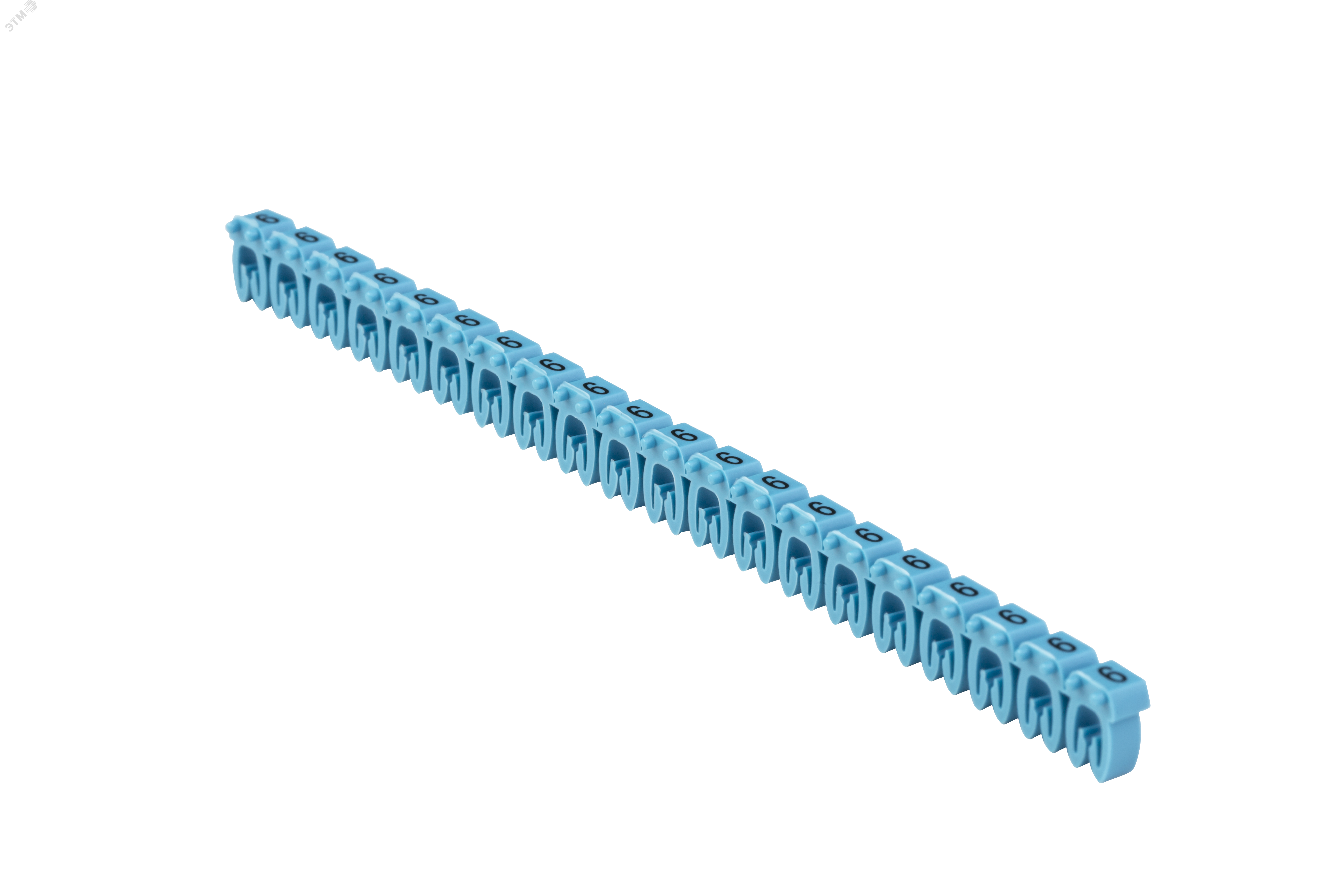 Изображение товара Маркер открытого типа KE 0,75-1,5мм2 символ '6' (500шт/упак) IEK (упак)
