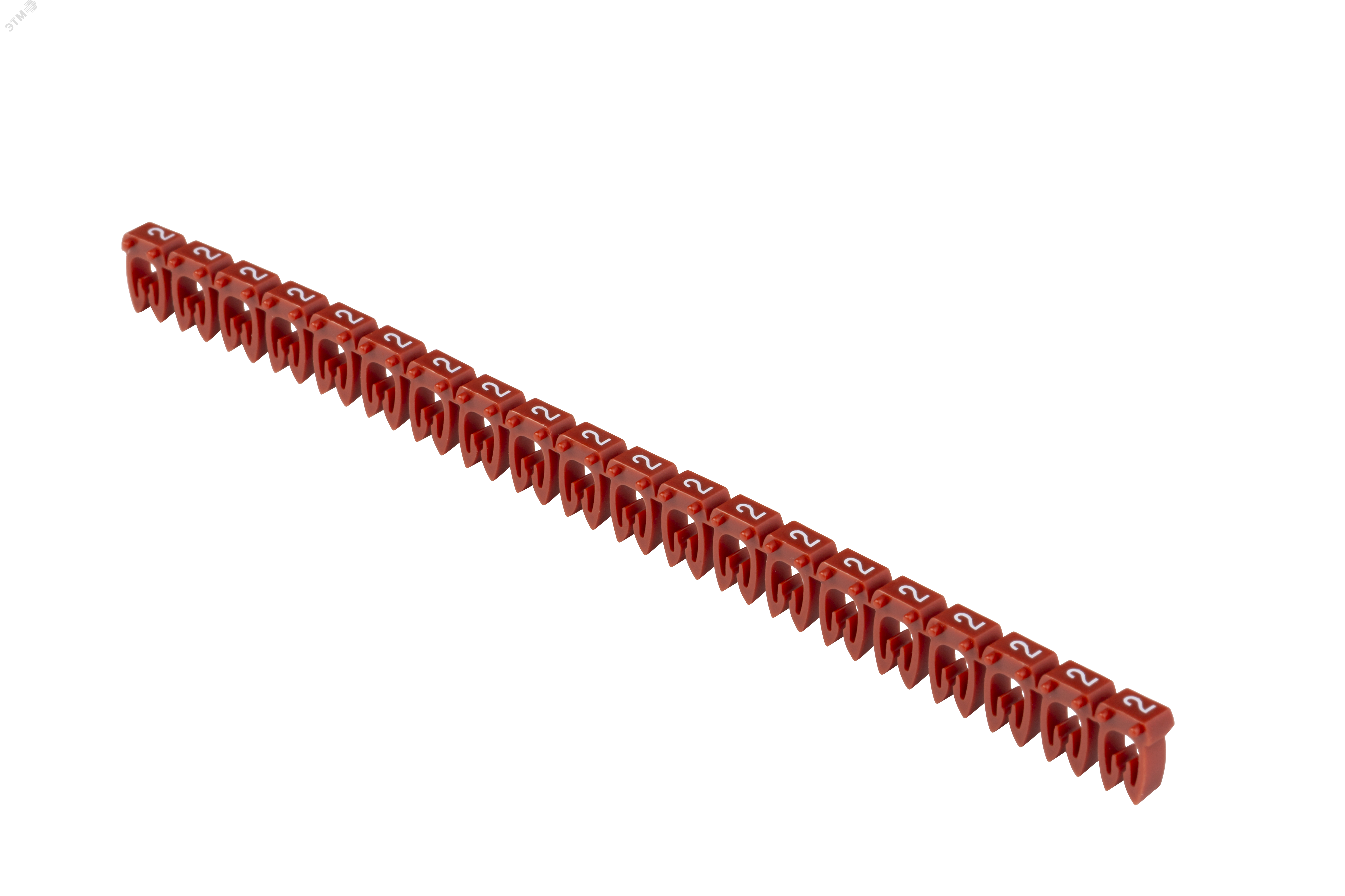 Изображение товара Маркер открытого типа KE 1,5-2,5мм2 символ '2' (500шт/упак) IEK (упак)