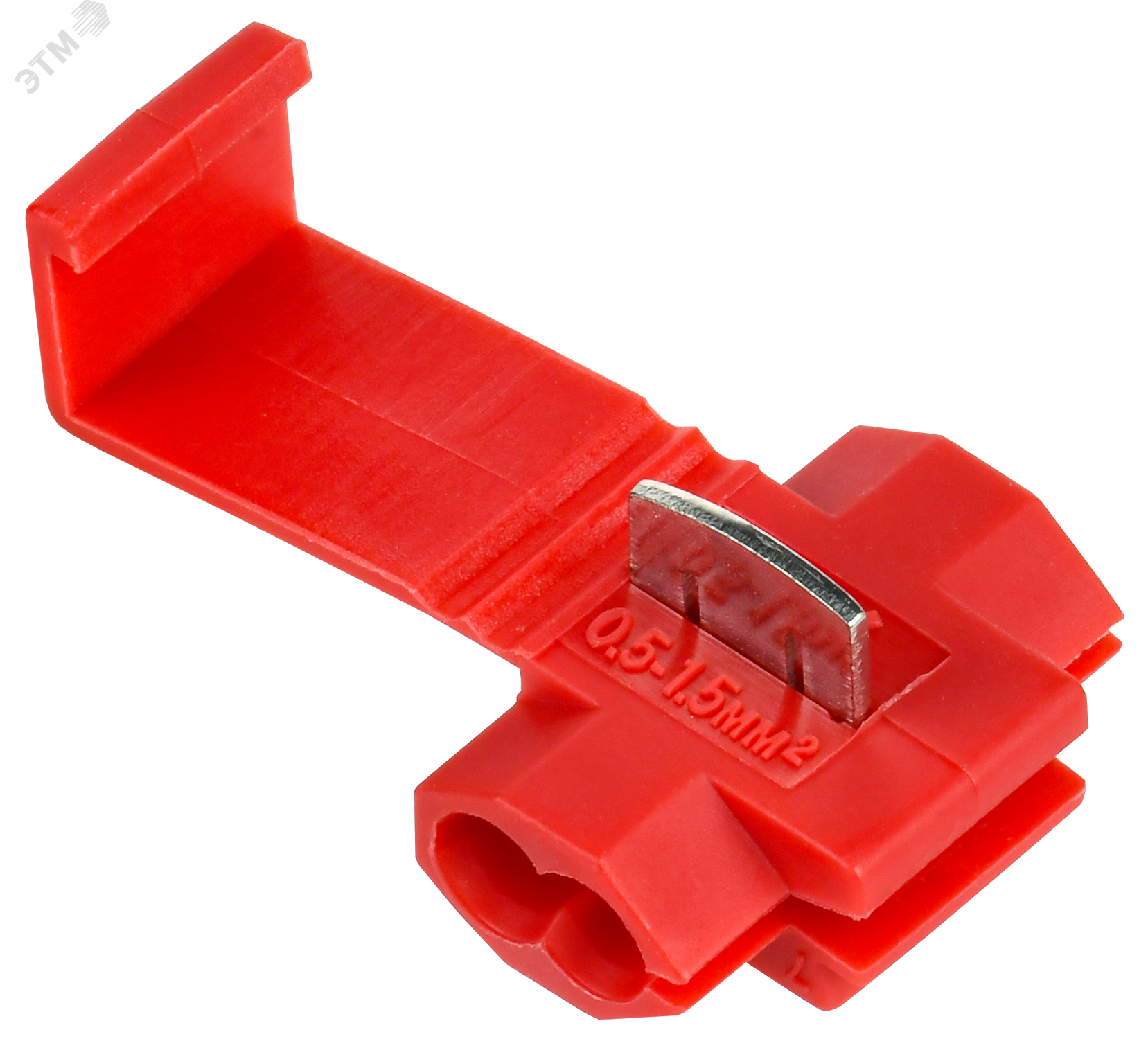 Изображение товара Зажим ответвительный 0,5-1,5мм2 красный IEK (100шт), монтаж кабельный