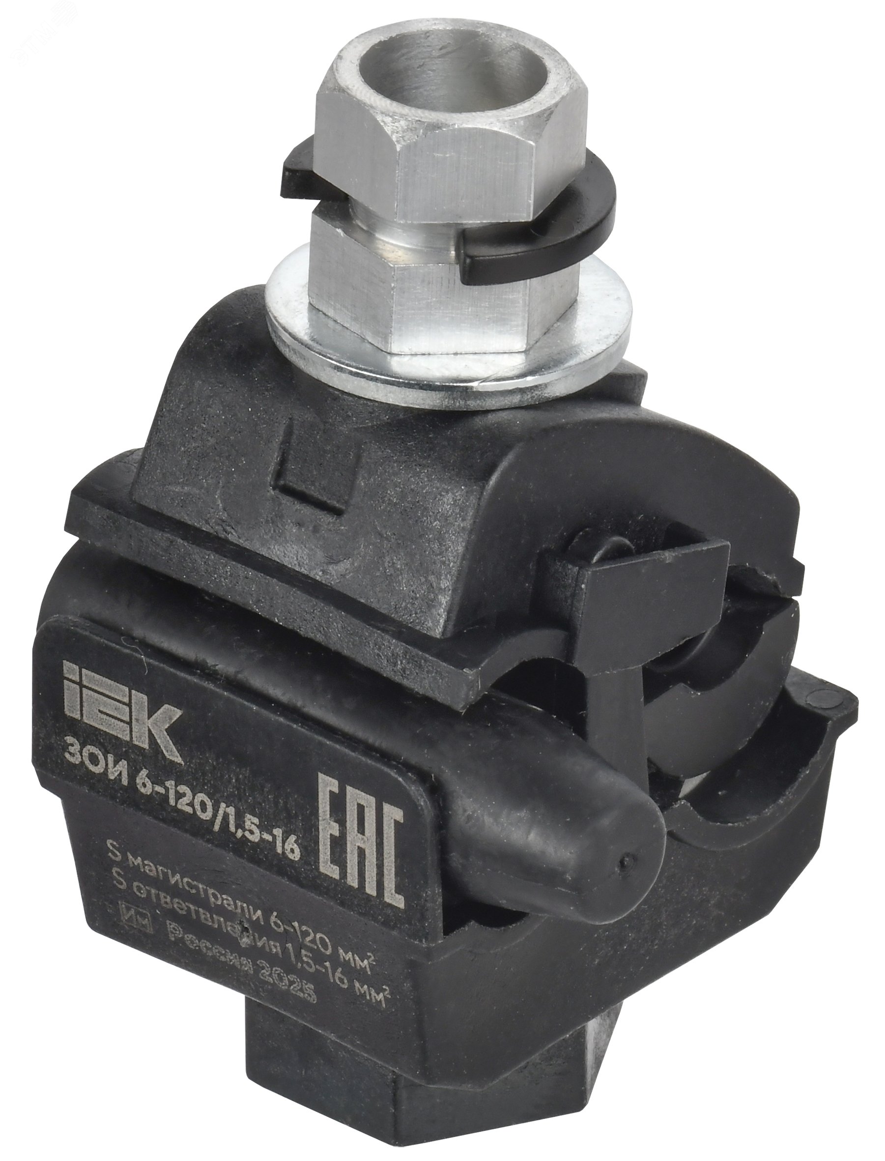 Изображение товара Зажим ответвительный изолированный ЗОИ 6-120/1,5-16 IEK с гарантией