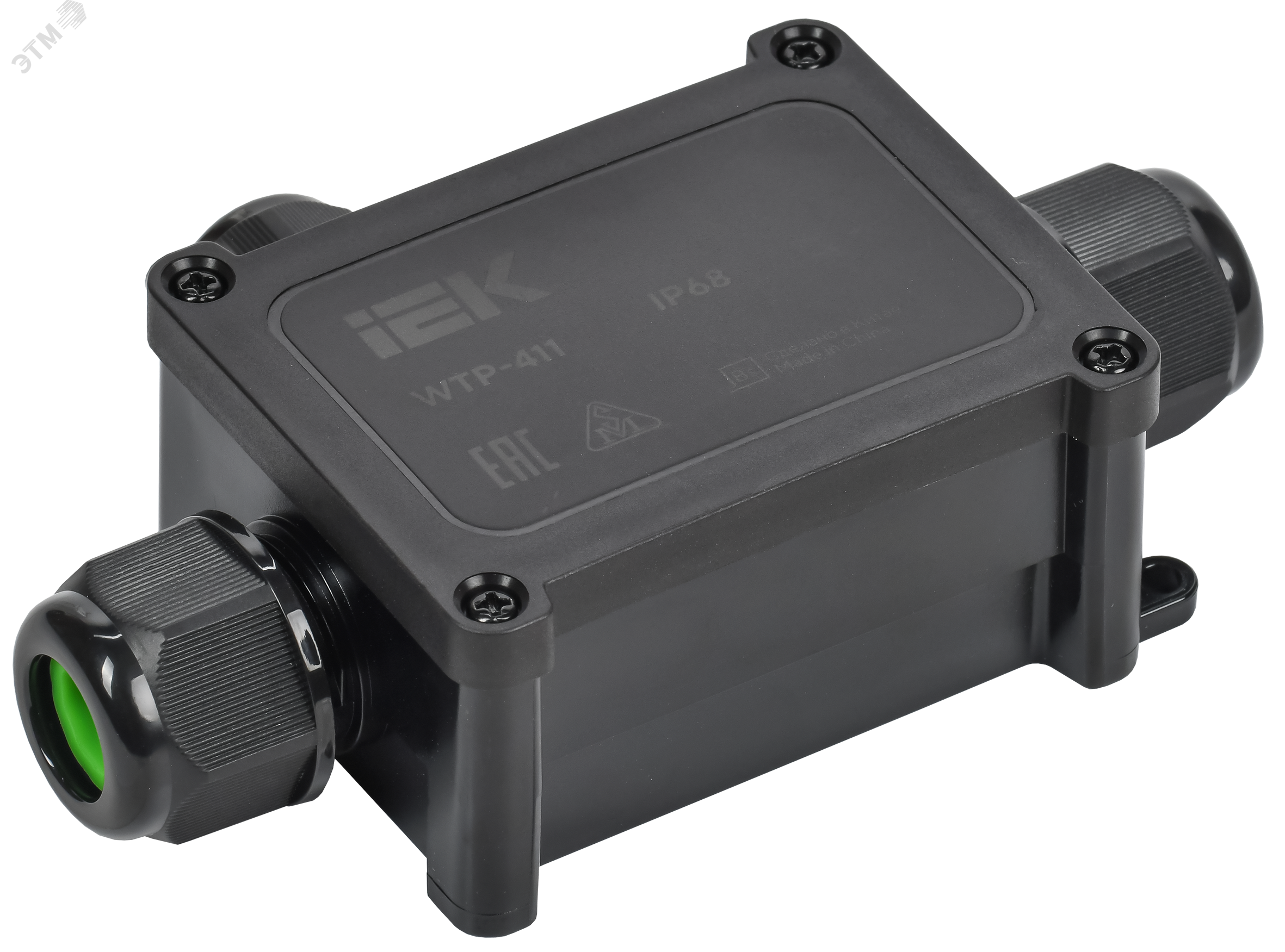 Изображение товара Коробка распределительная герметичная WTP-411 IP68 IEK 3 ввода для наружного монтажа