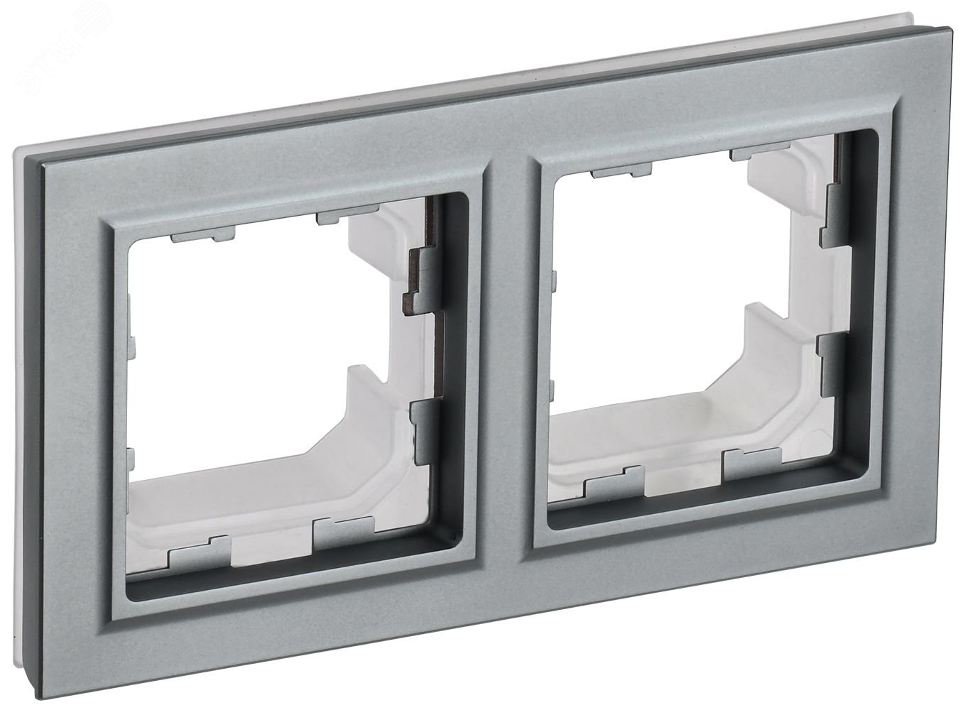 Изображение товара BRITE Рамка 2 поста IP44 РУ-2-БрС-44 сталь (шт)