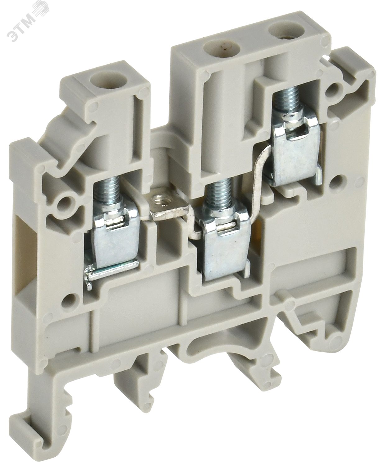 Колодка клеммная CTS-MC 3 вывода 4мм2 серая IEK YCT12-00-3-K03-004 IEK