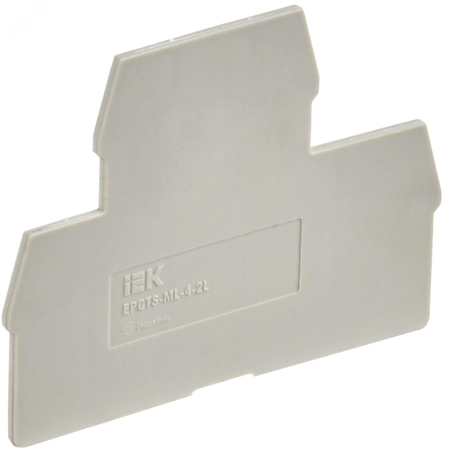 Изображение товара Заглушка для CTS-ML 2 ур. 4мм2 IEK серый аксессуар для электрошин