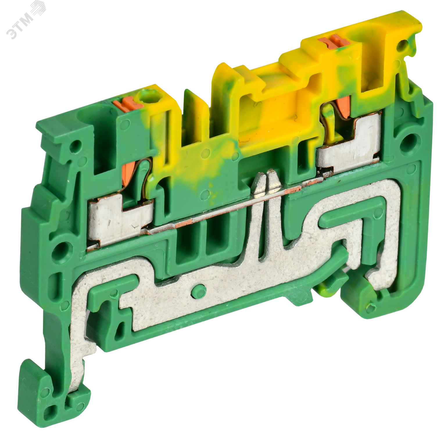 Изображение товара Клемма пружинная Push-in CP-PEN земля 1,5мм2 IEK желто-зеленая