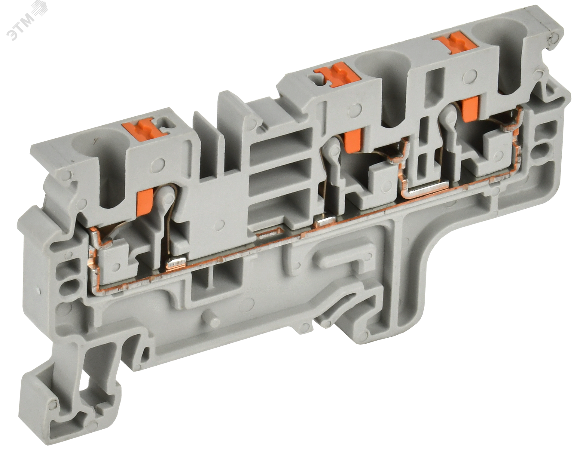 Изображение товара Клемма пружинная Push-in ARMAFIX CP-MC 3 вывода для проводов 4мм2 серый IEK