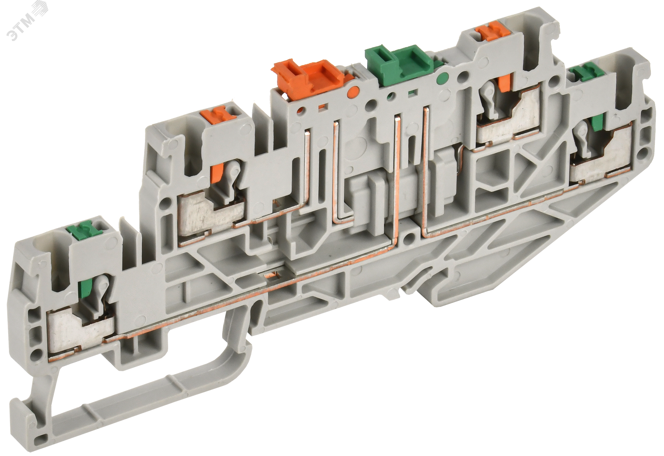 Изображение товара Клемма пружинная Push-in ARMAFIX CP-ML 2 ур. 2.5мм2 IEK серый