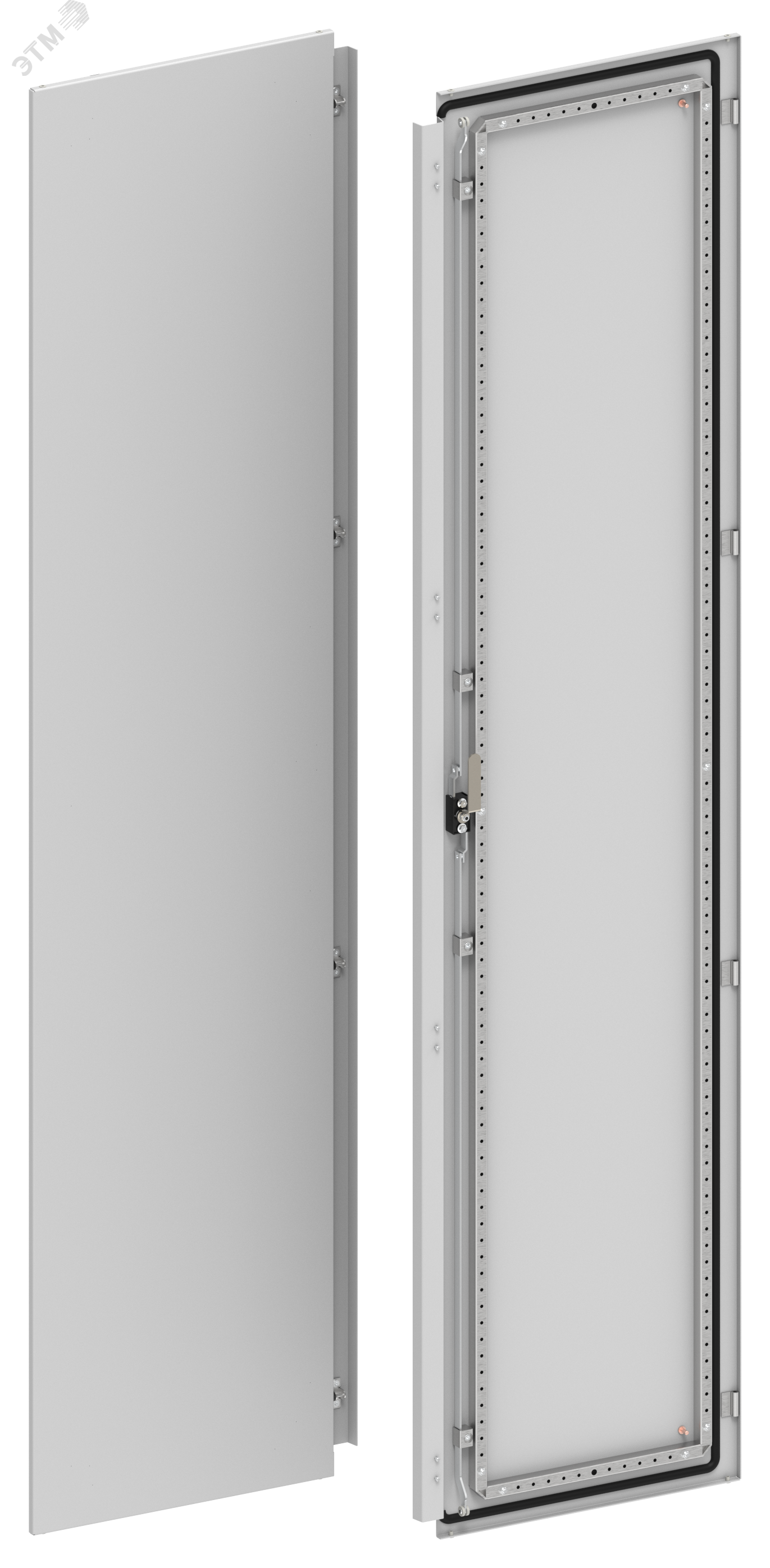 Изображение товара FORMAT Дверь металлическая двустворчатая (створка 2) 2200х500мм IEK (шт)