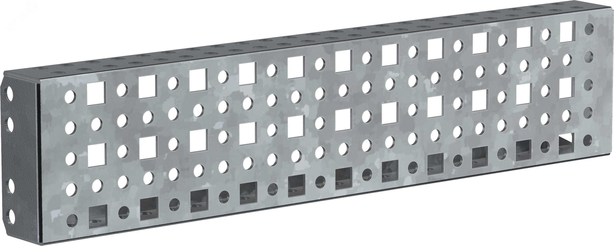 Изображение товара Рейка монтажная тип В 400 мм серия FORMAT от IEK для внутреннего монтажа