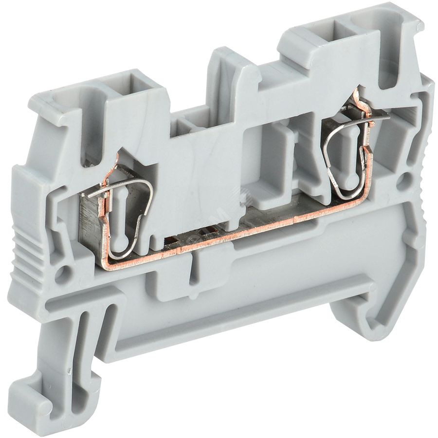 Клемма пружинная КПИ 2в-2,5 31А серый IEK купить цена