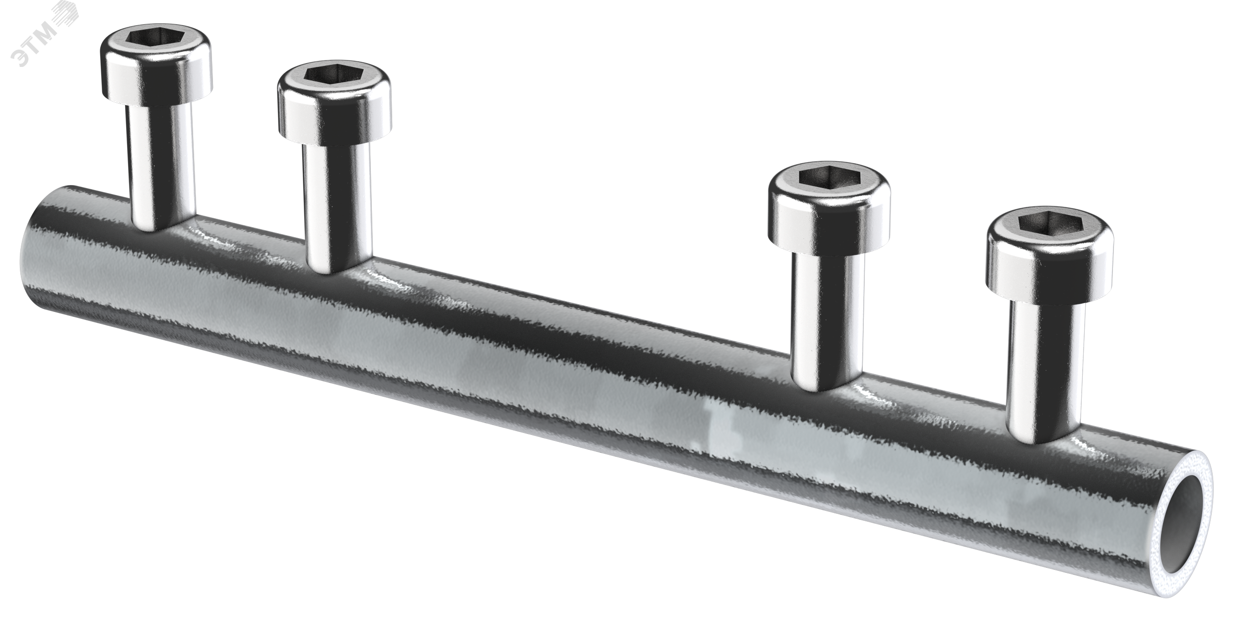 Изображение товара Зажим соединительный прямой пруток-пруток 16 мм оцинкованная сталь (шт)