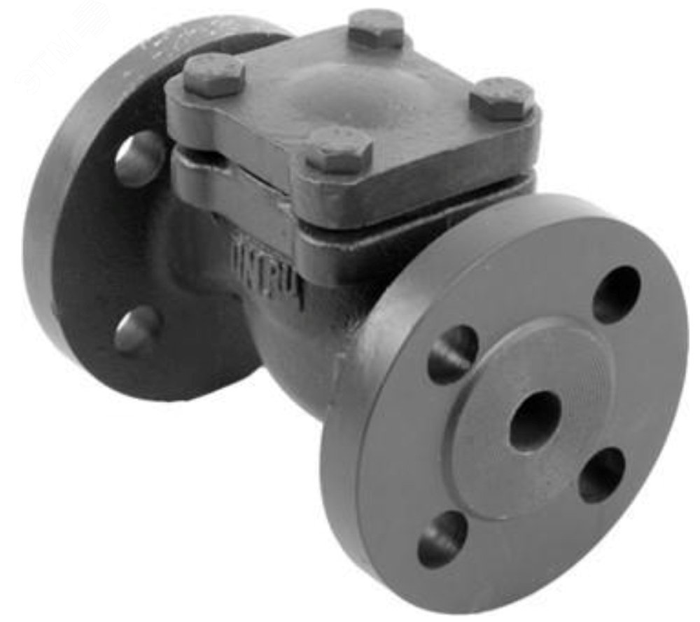 Изображение товара Клапан обратный КОП-WCB-WCB-F Ду200 Ру40 фланцевый, подъемный, корпус углеродистая сталь WCB, диск углеродистая сталь WCB (шт)