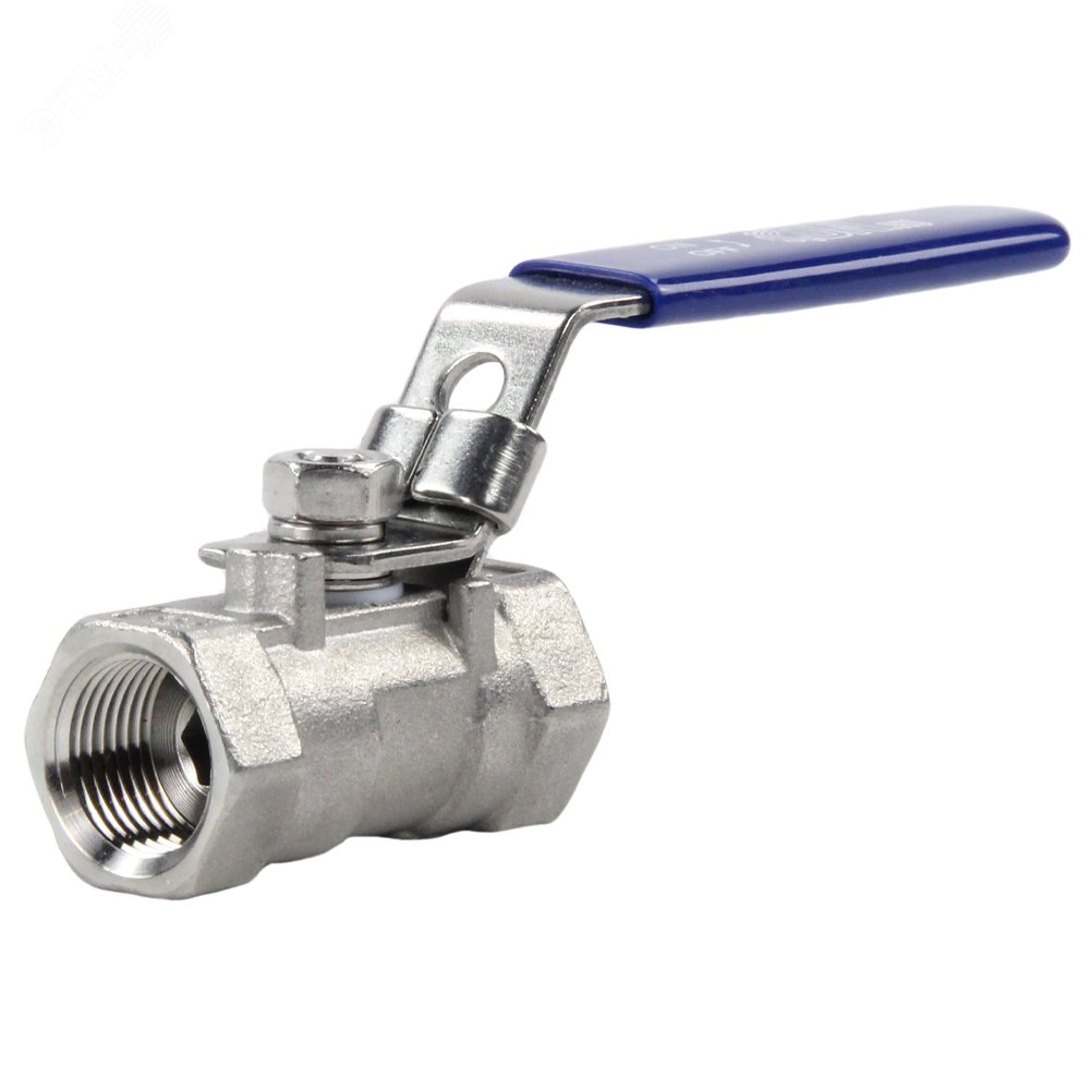 Изображение товара Кран шаровой RP.316.230.MM.010 3/8'' ру63 нержавеющая сталь двуходовой