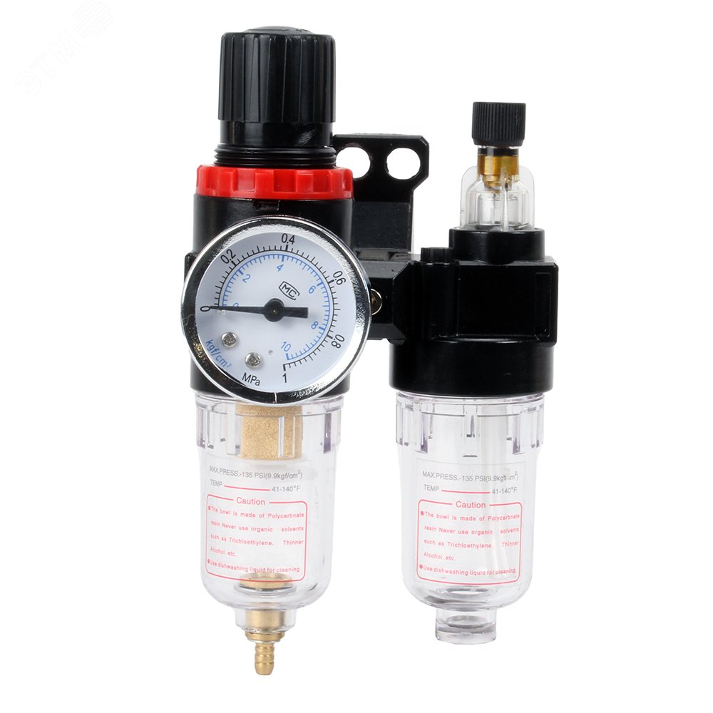 Изображение товара Блок подготовки воздуха APU1-10-40-V08 фильтр-влагоотделитель регулятор давления лубрикатор