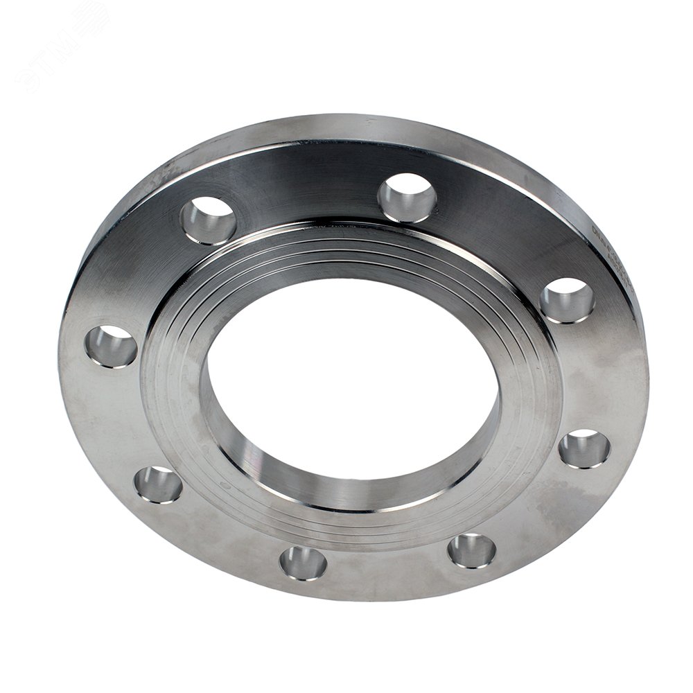 Изображение товара Фланец плоский ФПП Ду80 Ру25 корпус нержавеющая сталь 12Х18Н10Т, тип 01, ряд 1, исполнение B, гр. IV, ГОСТ 33259-2015 (шт)