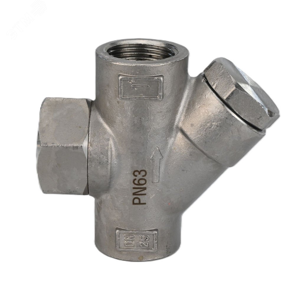 Изображение товара Конденсатоотводчик термодинамический КТДР Ду25 Ру63 нержавеющая сталь фильтр