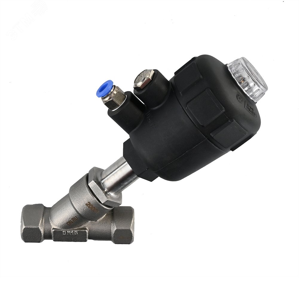 Изображение товара Клапан отсечной пневматический стальной Ду15 Ру25 высокое качество