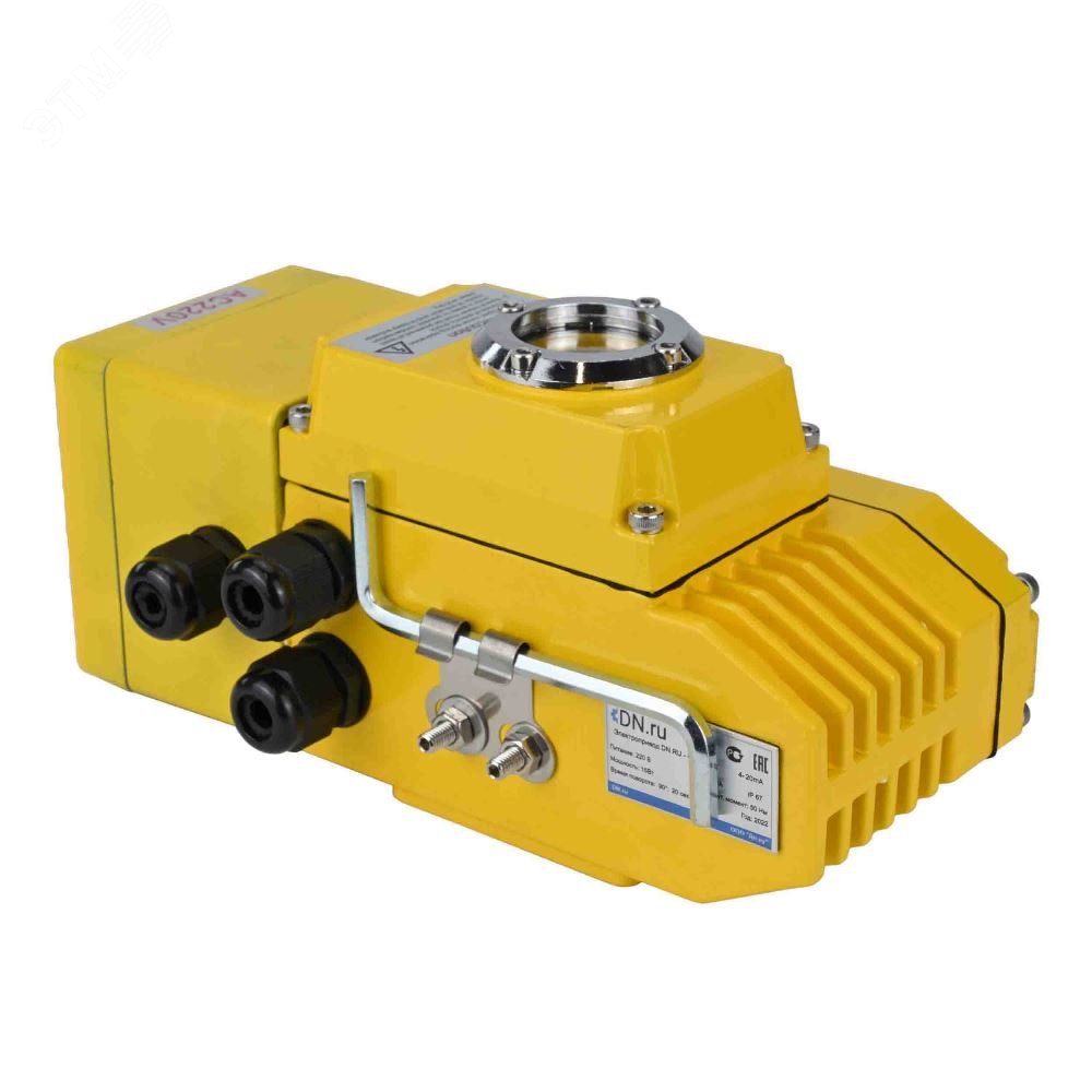 Изображение товара Электропривод четвертьоборотный 220В с датчиком обратной связи и входным сигналом 4-20мА HARK