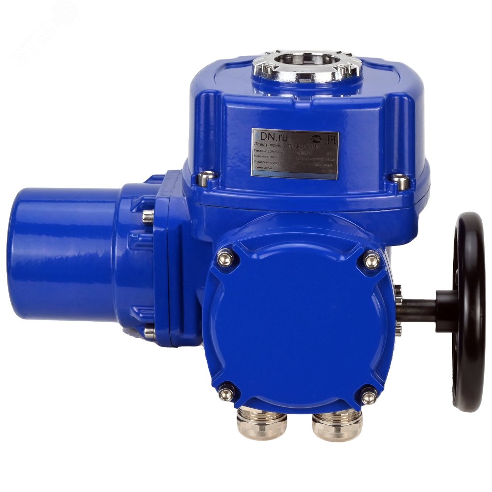 Изображение товара Электропривод четвертьоборотный QW(M)-005 с муфтой и штурвалом 220В IP67