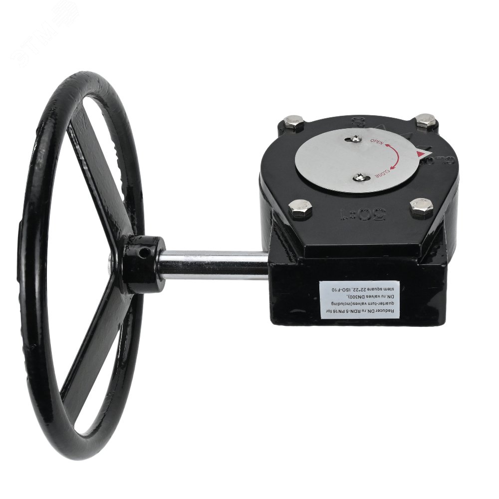 Изображение товара Редуктор RDN-3 Ру16 для четвертьоборотной арматуры DN.ru